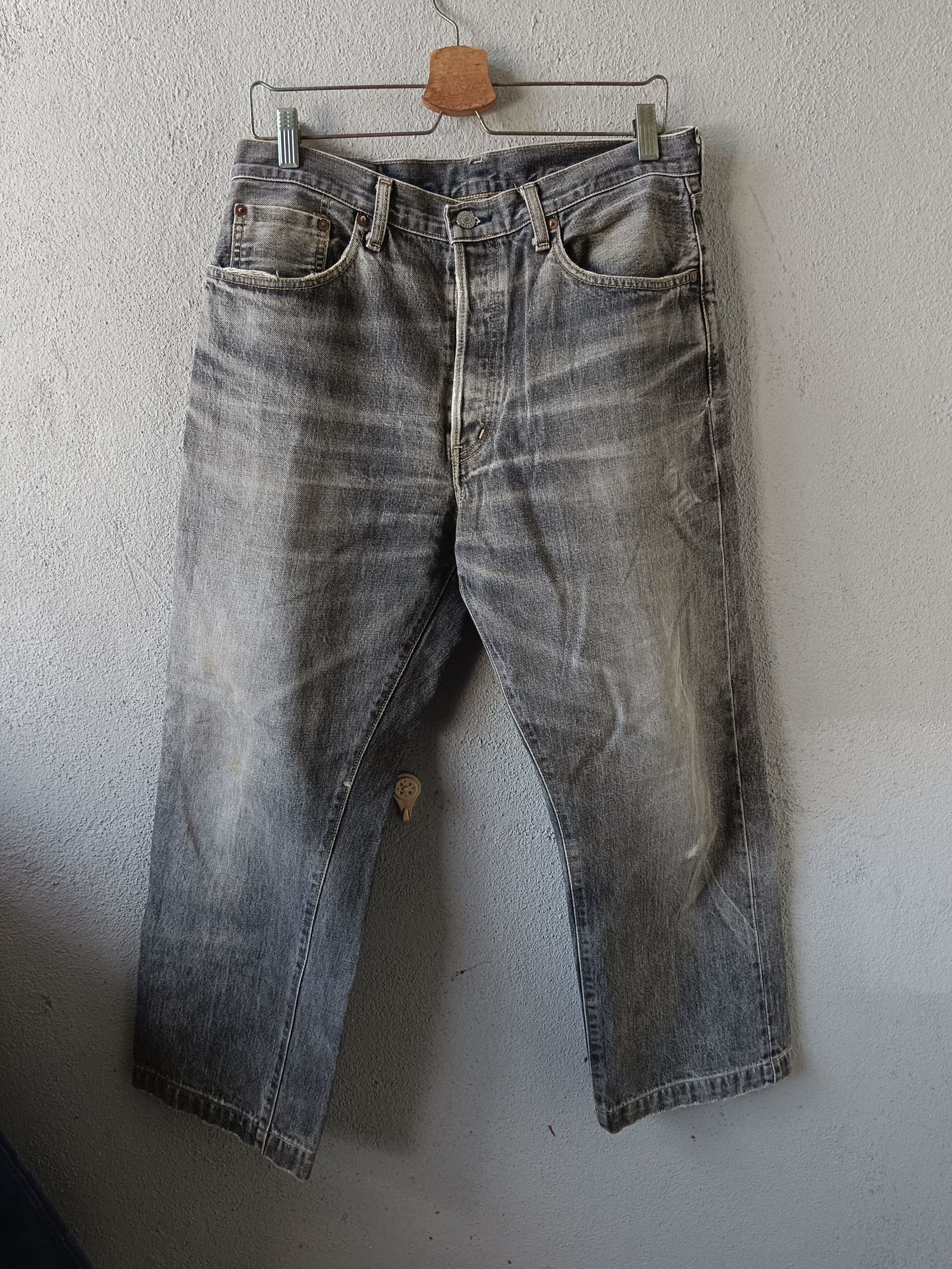 Harley Davidson × Vintage Vintage Harley Davidson Selvedge 32x26 Made in Japan Size US 32 / EU 48 - 1 Thumbnail
