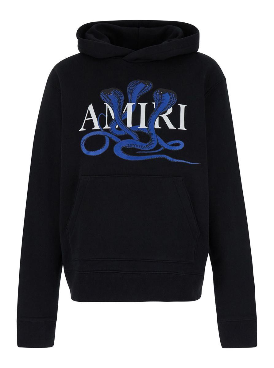 Amiri o1s1wg111025 Poison Hoodie in Black Size US S / EU 44-46 / 1 - 1 Thumbnail