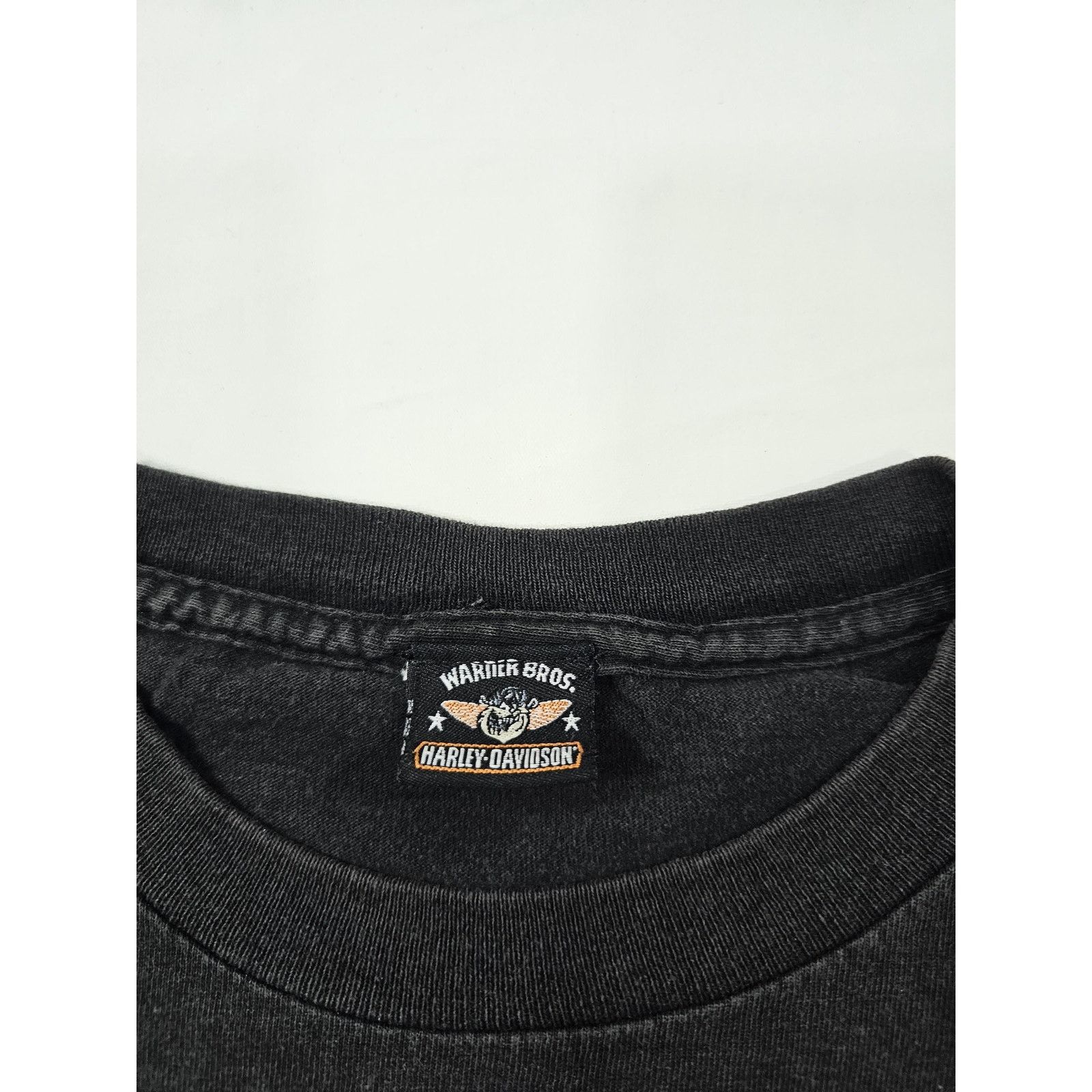 Harley Davidson 90s Harley Davidson Wile E Coyote Motorcycle Black Shirt L Size US L / EU 52-54 / 3 - 3 Thumbnail
