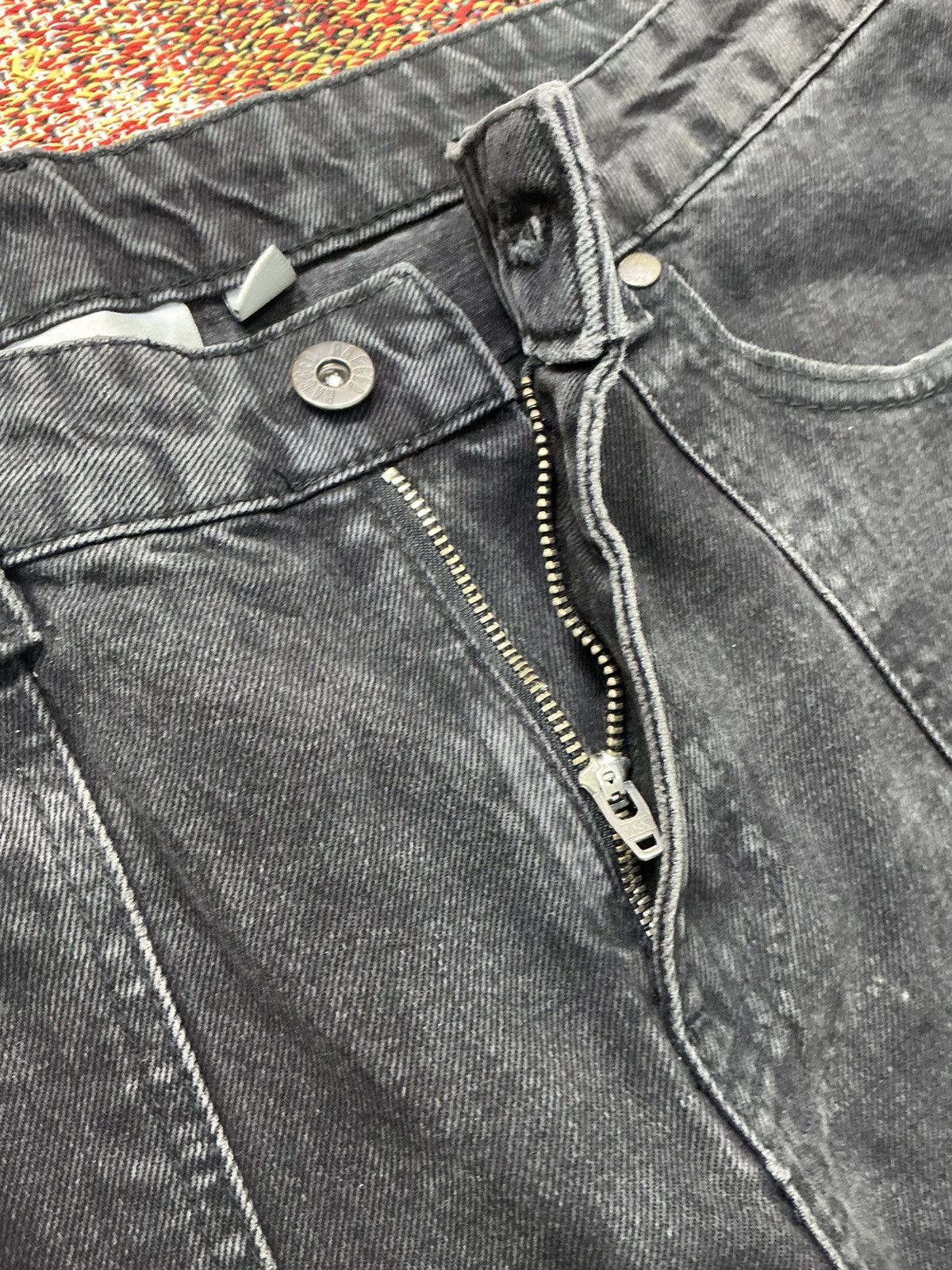 Other Vintage raggad big pocket zipper flared denim Size US 36 / EU 52 - 9 Thumbnail