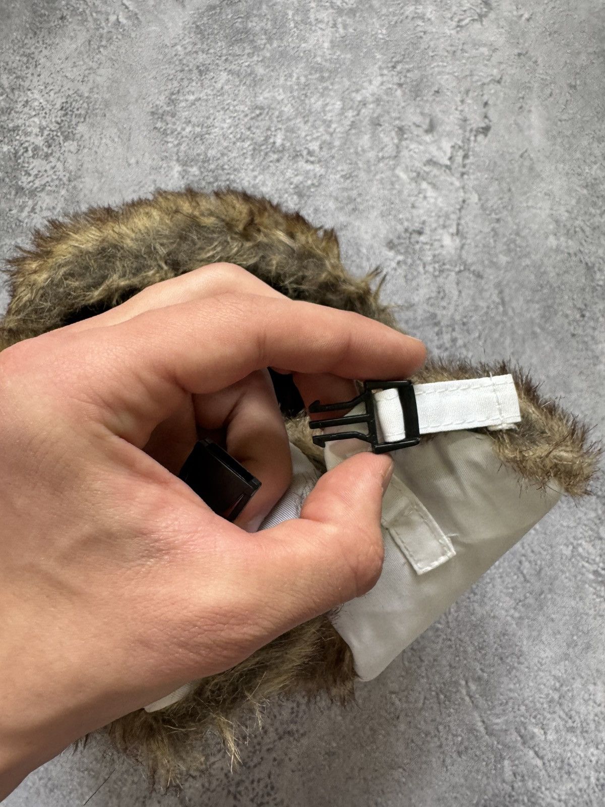 Japanese Brand × Vintage Vintage Ushanka Mohair Fuzzy Trapper Hat Punk Huge Size ONE SIZE - 5 Thumbnail