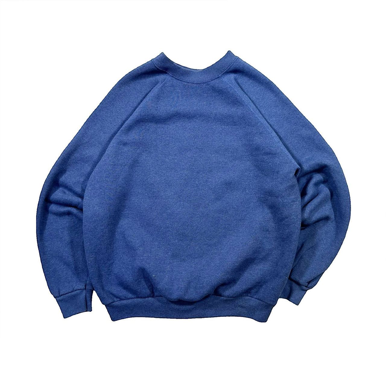 Vintage Vintage 90s Tultex Blank Light Blue Sweater Size US L / EU 52-54 / 3 - 1 Thumbnail