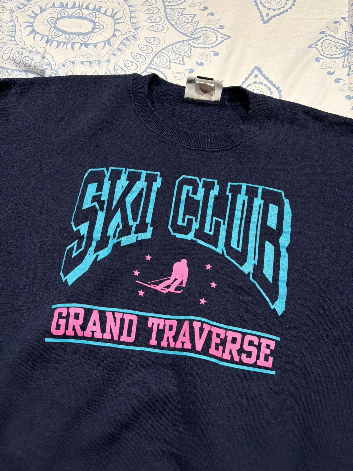 Vintage Vintage Ski Club Sweater Size US XL / EU 56 / 4 - 2 Thumbnail