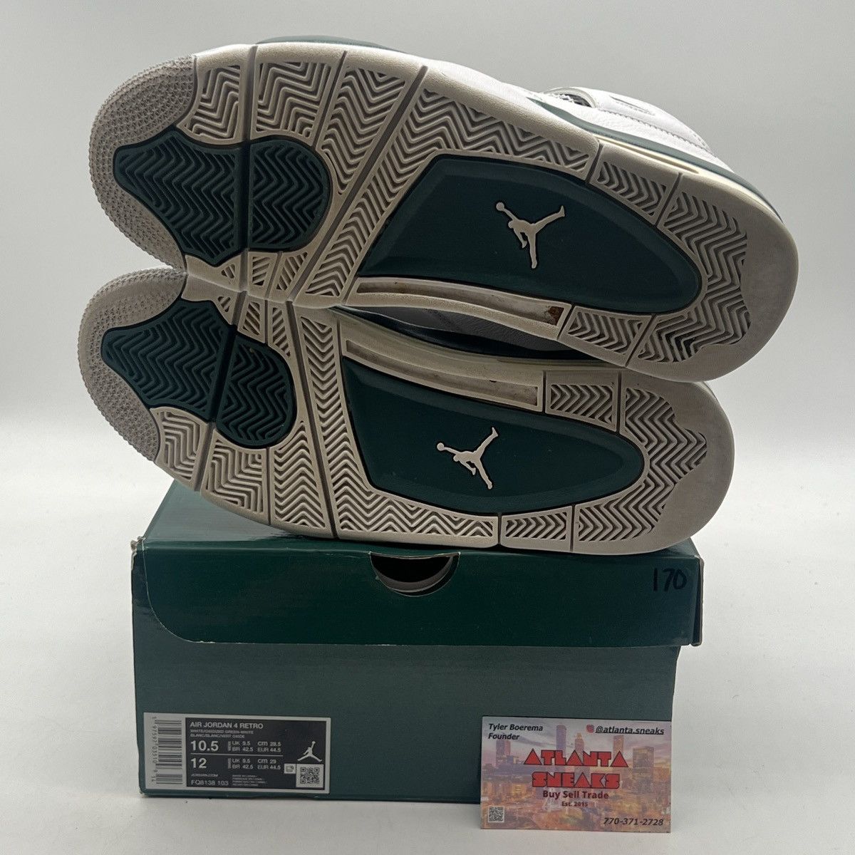 Jordan Brand Air Jordan 4 oxidized green Size US 10.5 / EU 43-44 - 8 Thumbnail