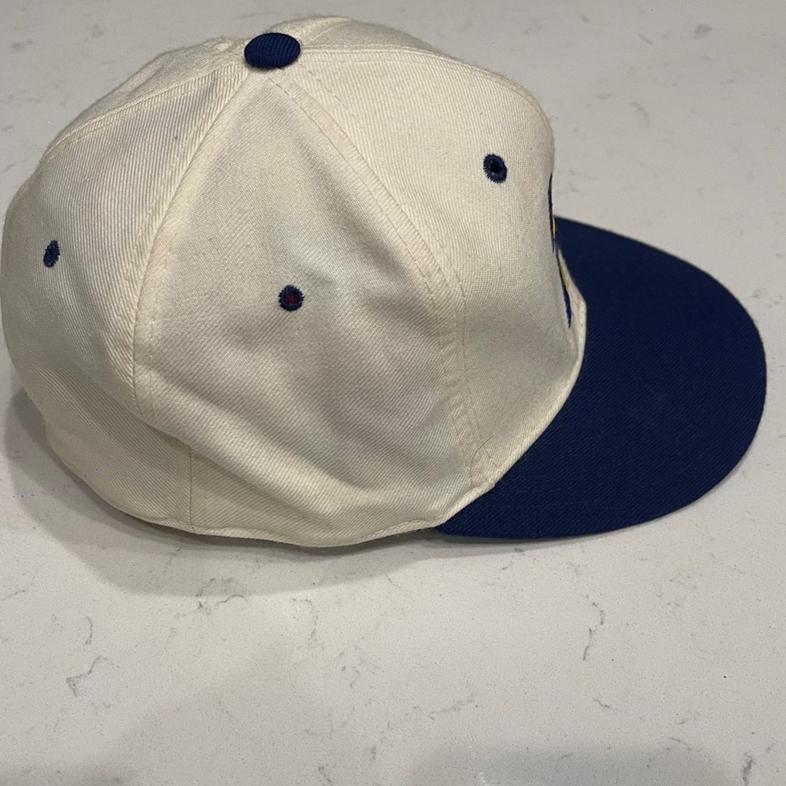 New Era VINTAGE NEW ERA LOS ANGELES RAMS IVORY 5950 PRO NFL LOGO HAT Size ONE SIZE - 4 Thumbnail