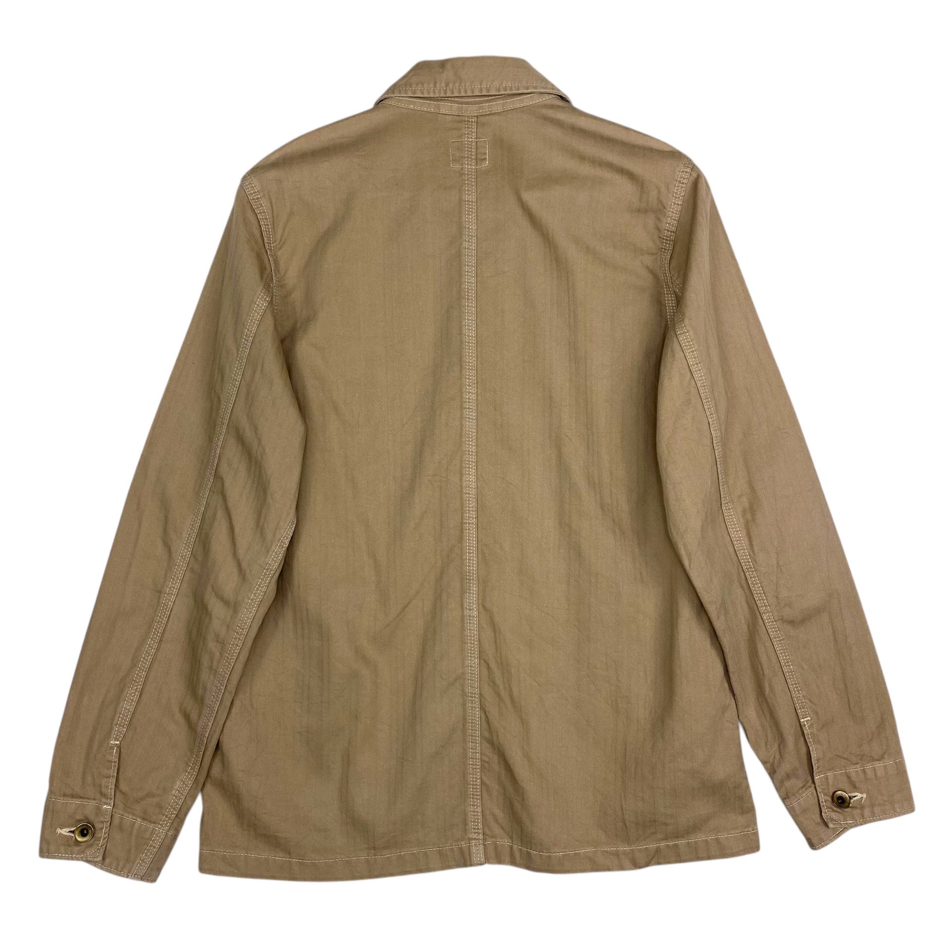 Sugar Cane 💥TWO MOON JAPAN FRENCH CHORE JACKET Size US M / EU 48-50 / 2 - 8 Thumbnail