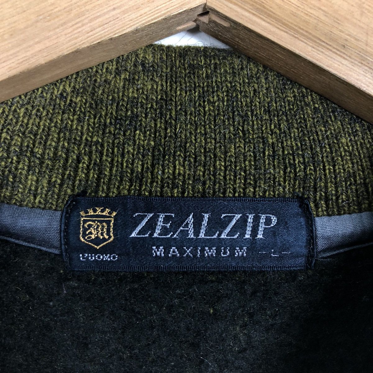 Hysteric Glamour 🔥90’s Vintage Collar Sweatshirt Big Logo Zealzip Japan Made Size US M / EU 48-50 / 2 - 10 Thumbnail