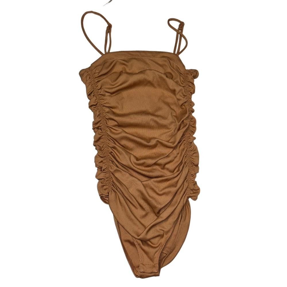 Free People Free People l On Your Side Ruched Bodysuit Size Small Size S / US 4 / IT 40 - 3 Thumbnail