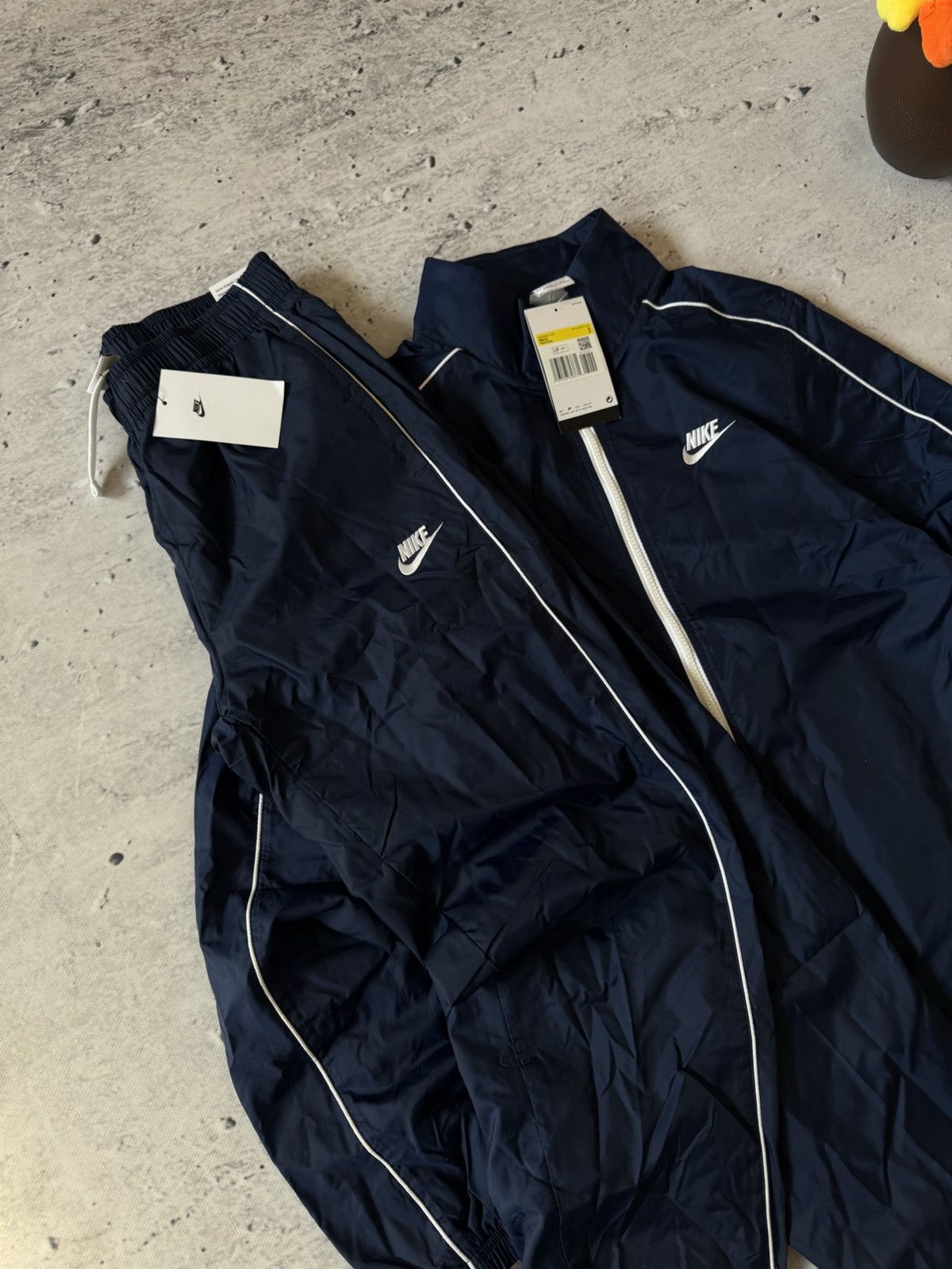 Nike × Vintage NIKE VINTAGE NYLON BASIC LOGO OVERSIZE BAGGY TRACK SUIT FIT Size US S / EU 44-46 / 1 - 3 Thumbnail