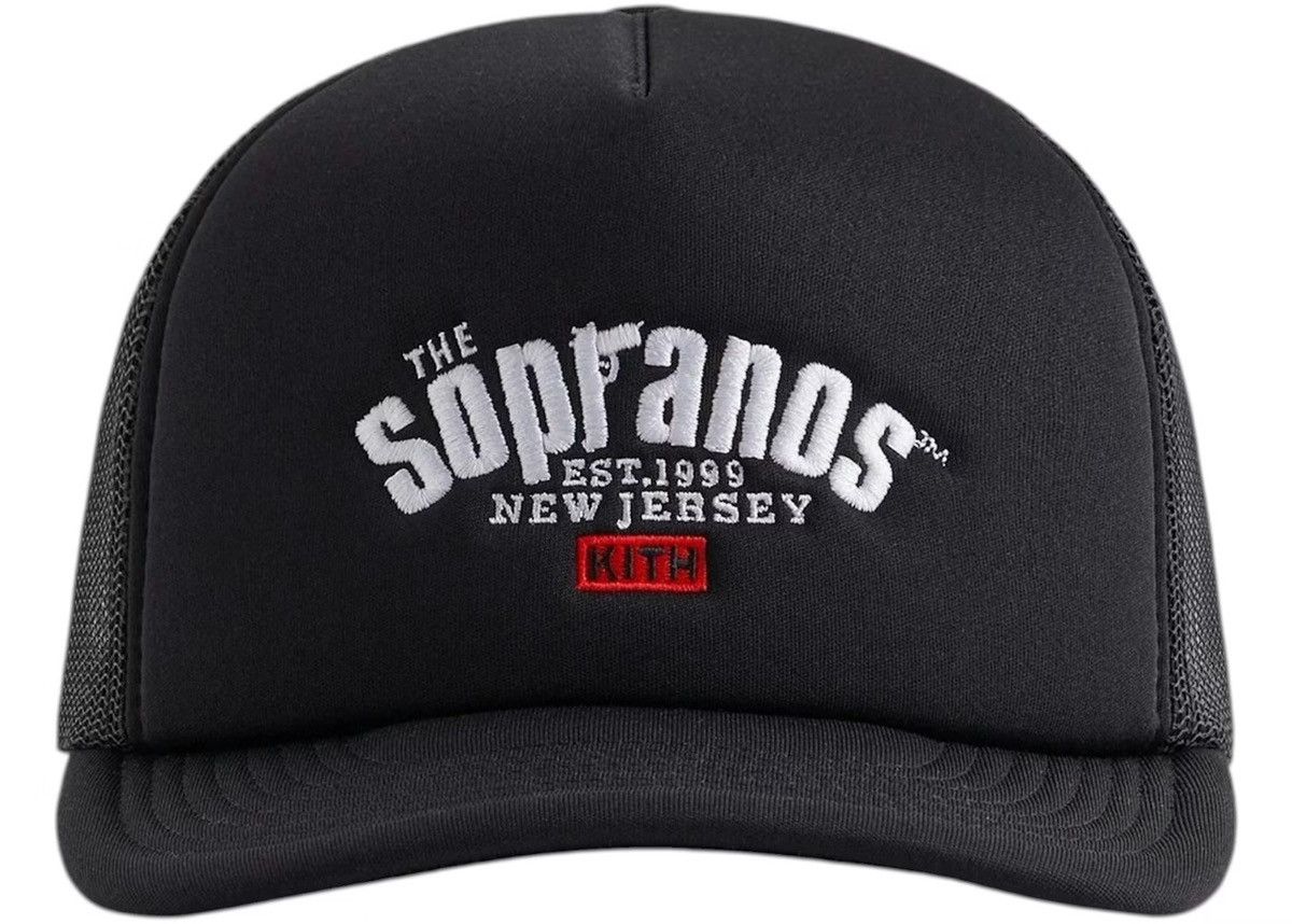 Kith Kith For The Sopranos Nolan Trucker Cap Snapback 'Black' Hat Size ONE SIZE - 3 Thumbnail