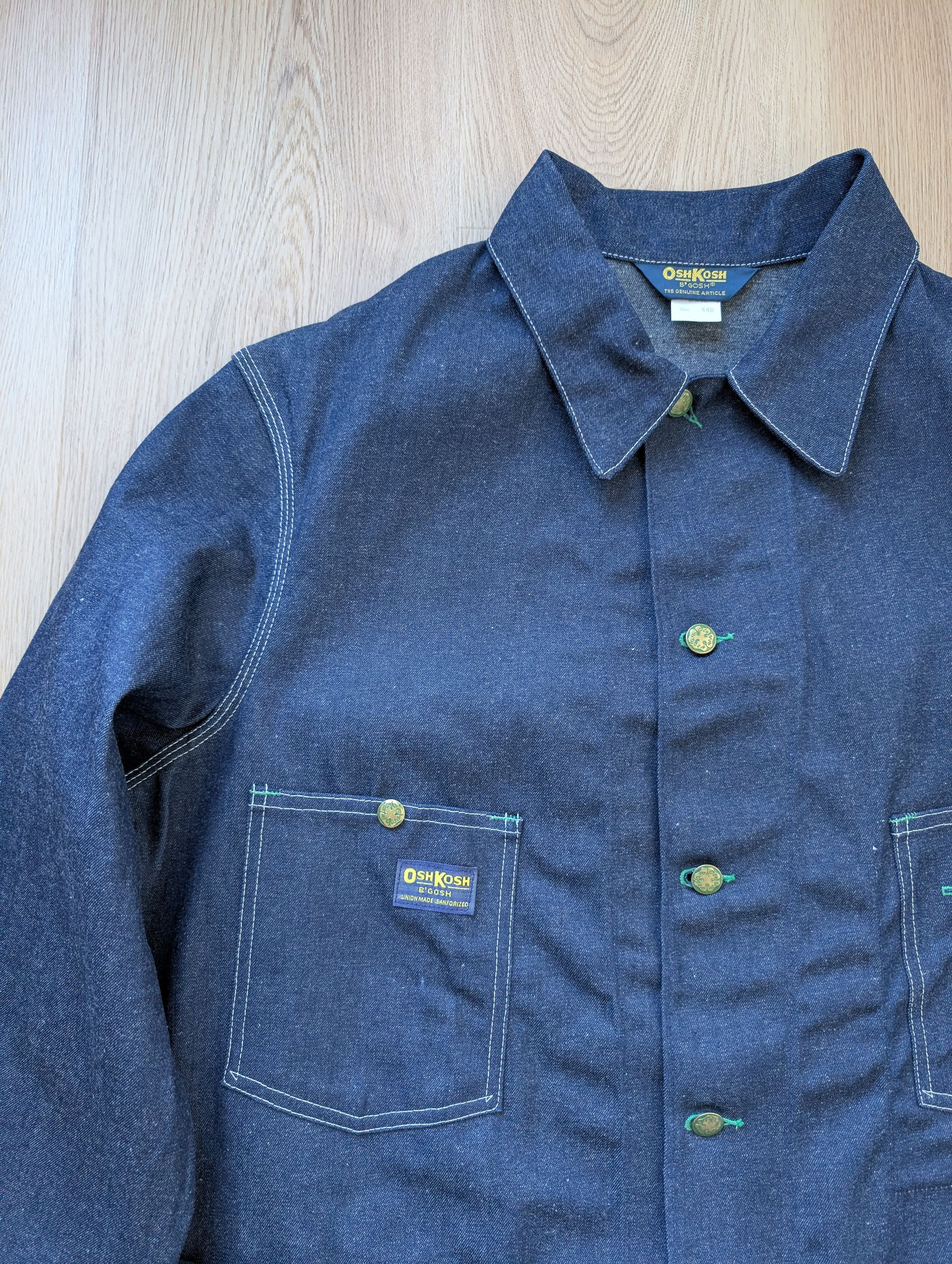 Other OshKosh Bgosh Union Made Sanforized Denim Chore Jacke Size US XL / EU 56 / 4 - 2 Thumbnail