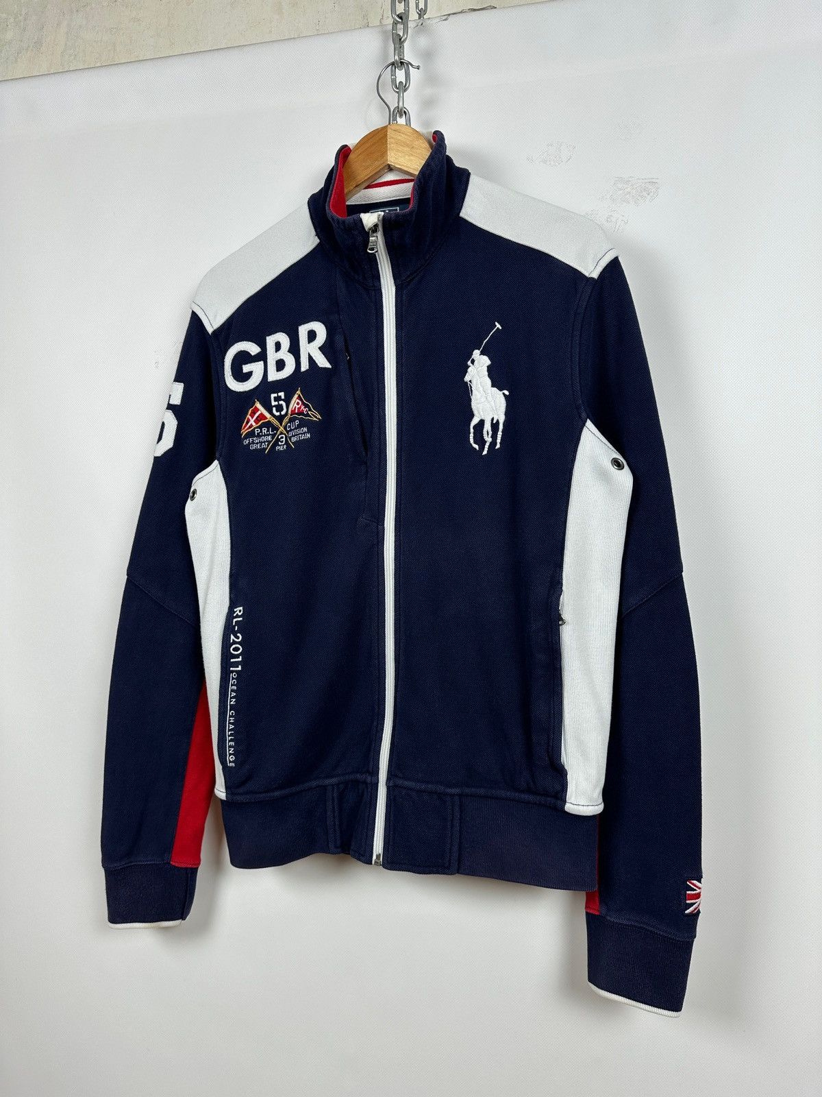 Polo Ralph Lauren Vintage Polo Ralph Lauren GBR Chief Keef Zip Sweatshirt Size US S / EU 44-46 / 1 - 4 Thumbnail