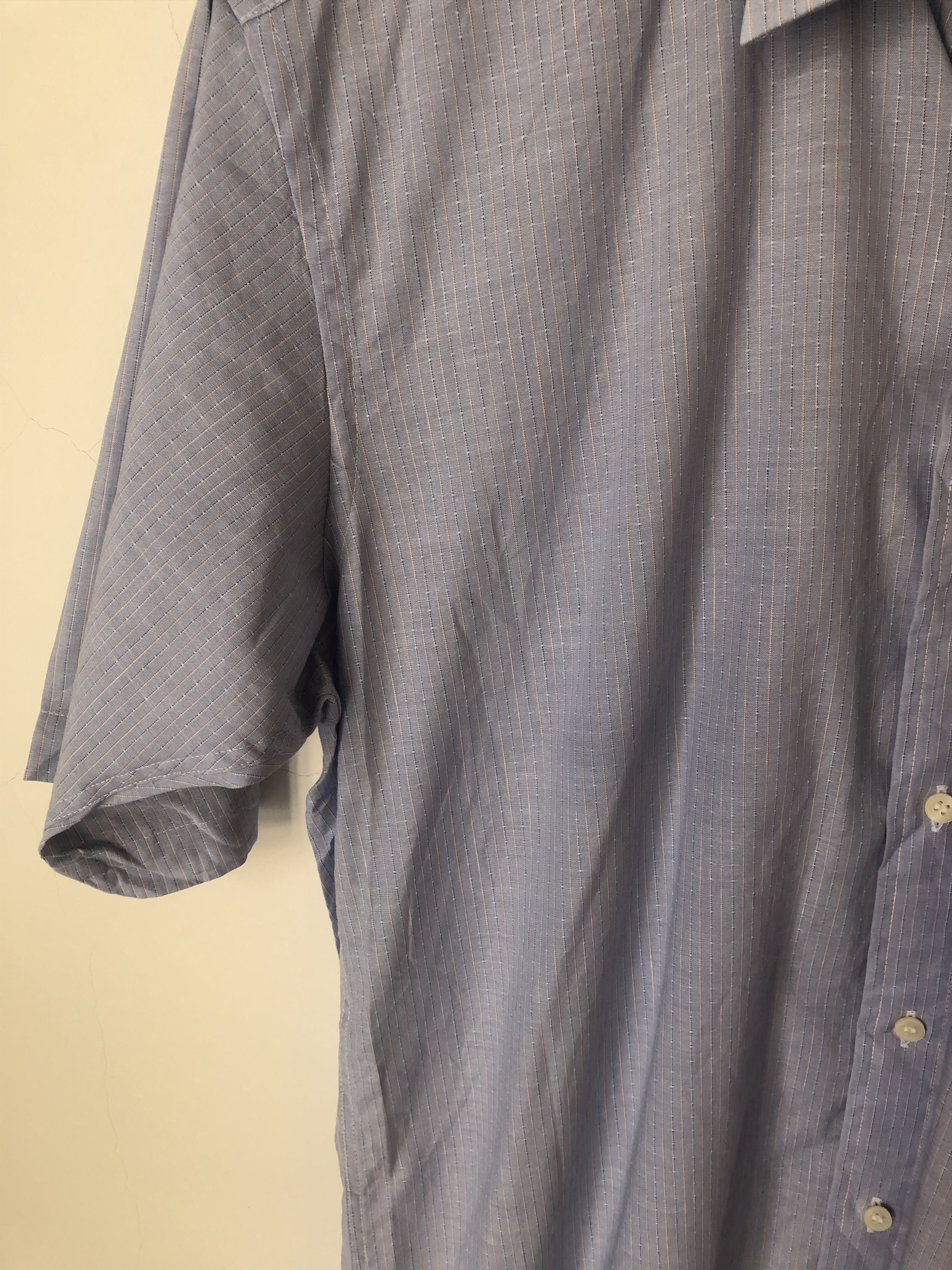 Issey Miyake blue stripes short sleeves Size US S / EU 44-46 / 1 - 2 Thumbnail