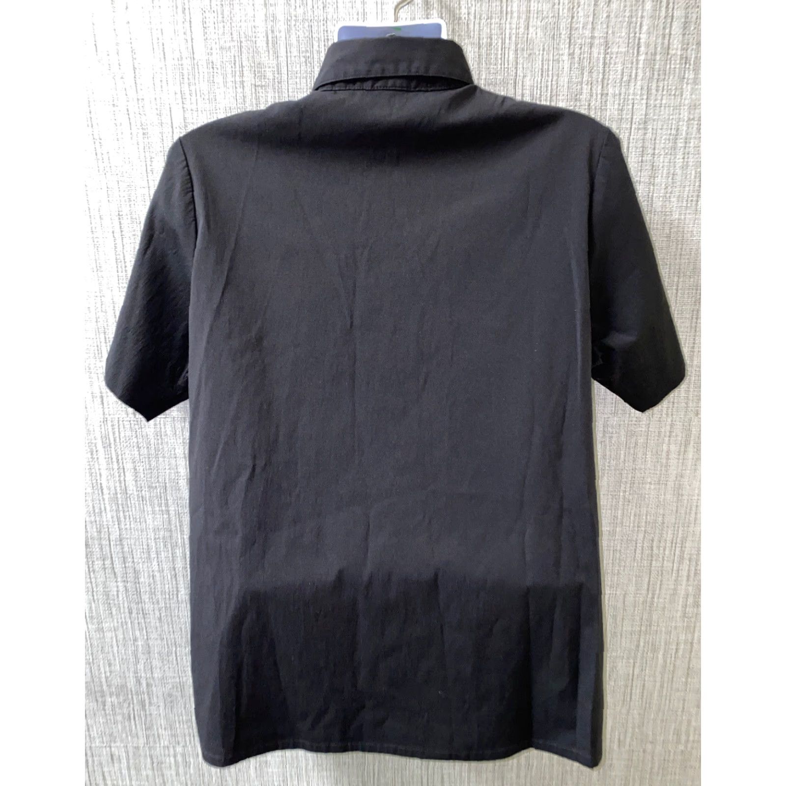 Vintage Noel Asmar Shirt Mens Black Short Sleeve Button-Up Size L Size US L / EU 52-54 / 3 - 5 Thumbnail