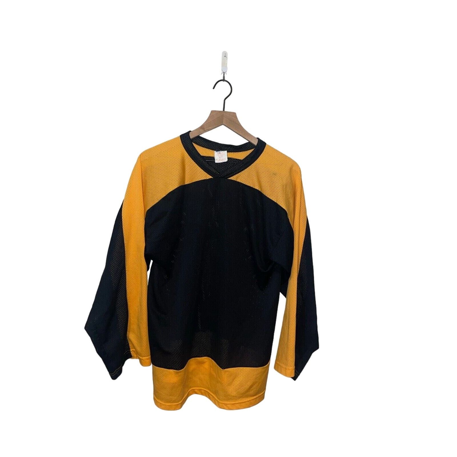 Vintage Vintage Hattem Hockey Jersey Black Yellow NHL 90s VTG Large Size US L / EU 52-54 / 3 - 1 Thumbnail
