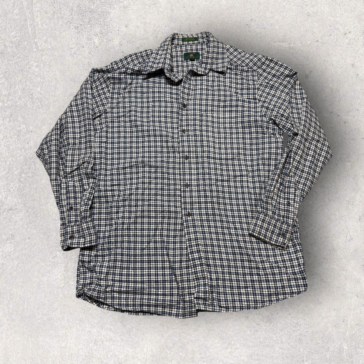 Club Room × Vintage Vintage Club Room flannel shirt Size US L / EU 52-54 / 3 - 1 Thumbnail