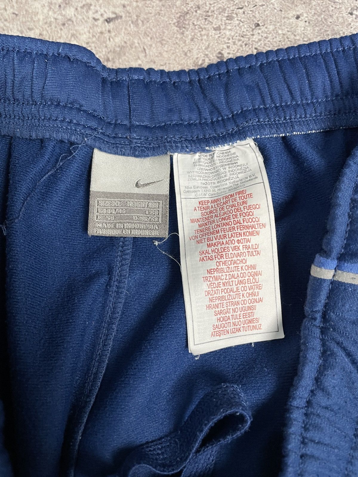 Nike × Vintage Vintage Y2K Nike Drill Track Pants Swoosh Logo Size US 34 / EU 50 - 10 Thumbnail