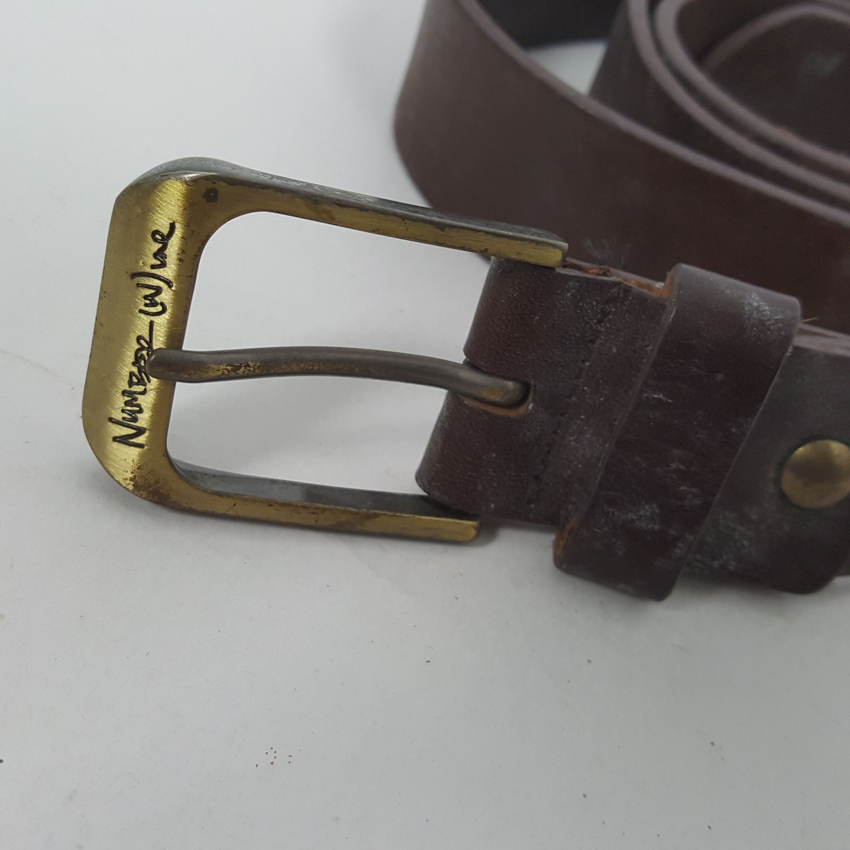 Designer × Japanese Brand × Vintage Vintage NUMBER (N)INE Japanese Brand Belt Size 38 - 2 Thumbnail