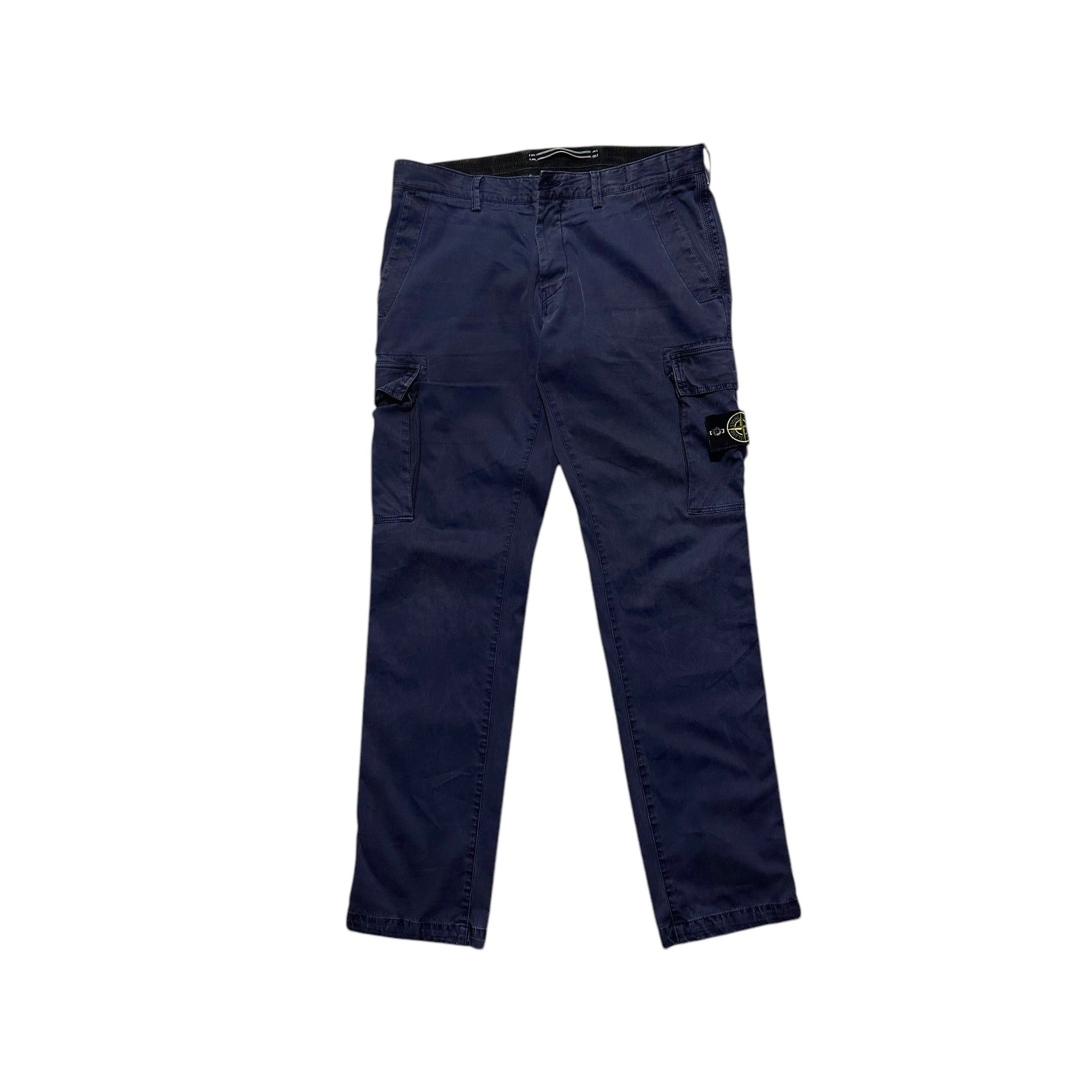 Stone Island Stone Island Slim Fit Canvas Cargo Trousers Size US 34 / EU 50 - 1 Thumbnail