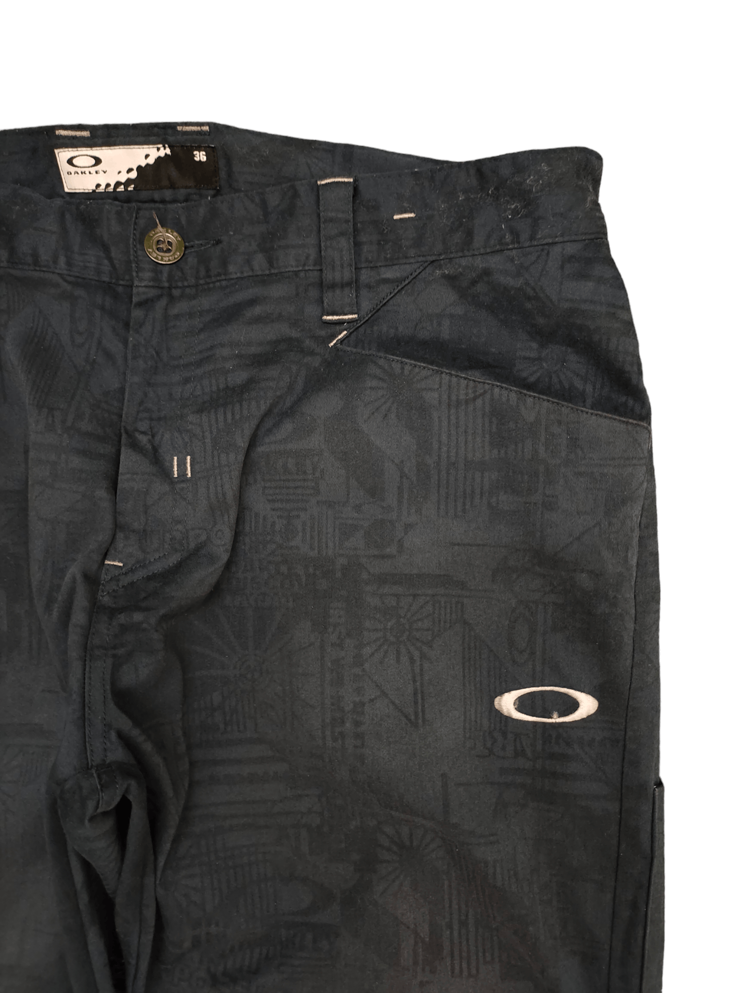 Oakley Vintage Oakley Fullprint Pants Y2k Streetwear Gorpcore Size US 36 / EU 52 - 11 Thumbnail