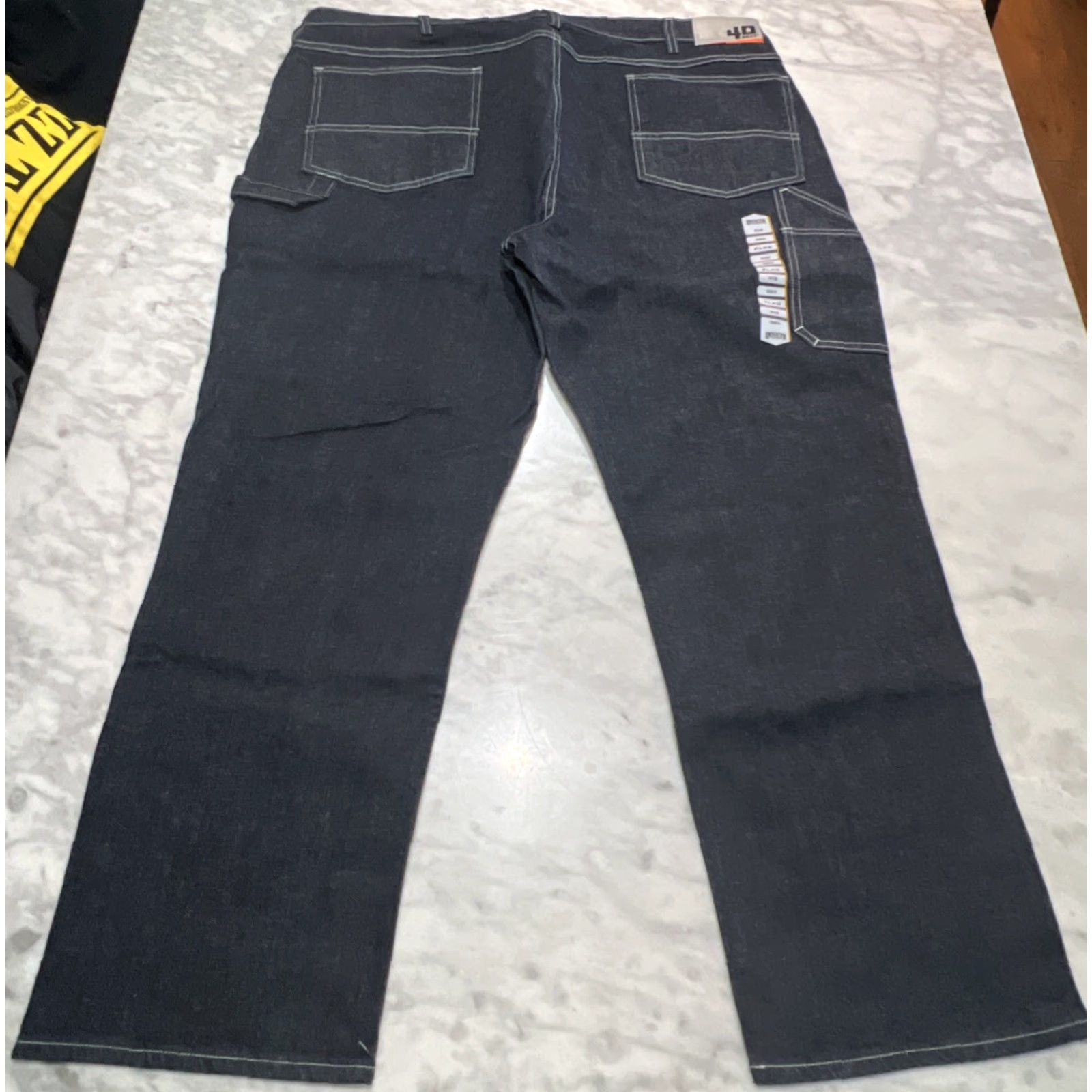 DULUTH 40 Grit Carpenter Blue Jeans Pants Men 44x30 Slim Fit Flex Blue NWT