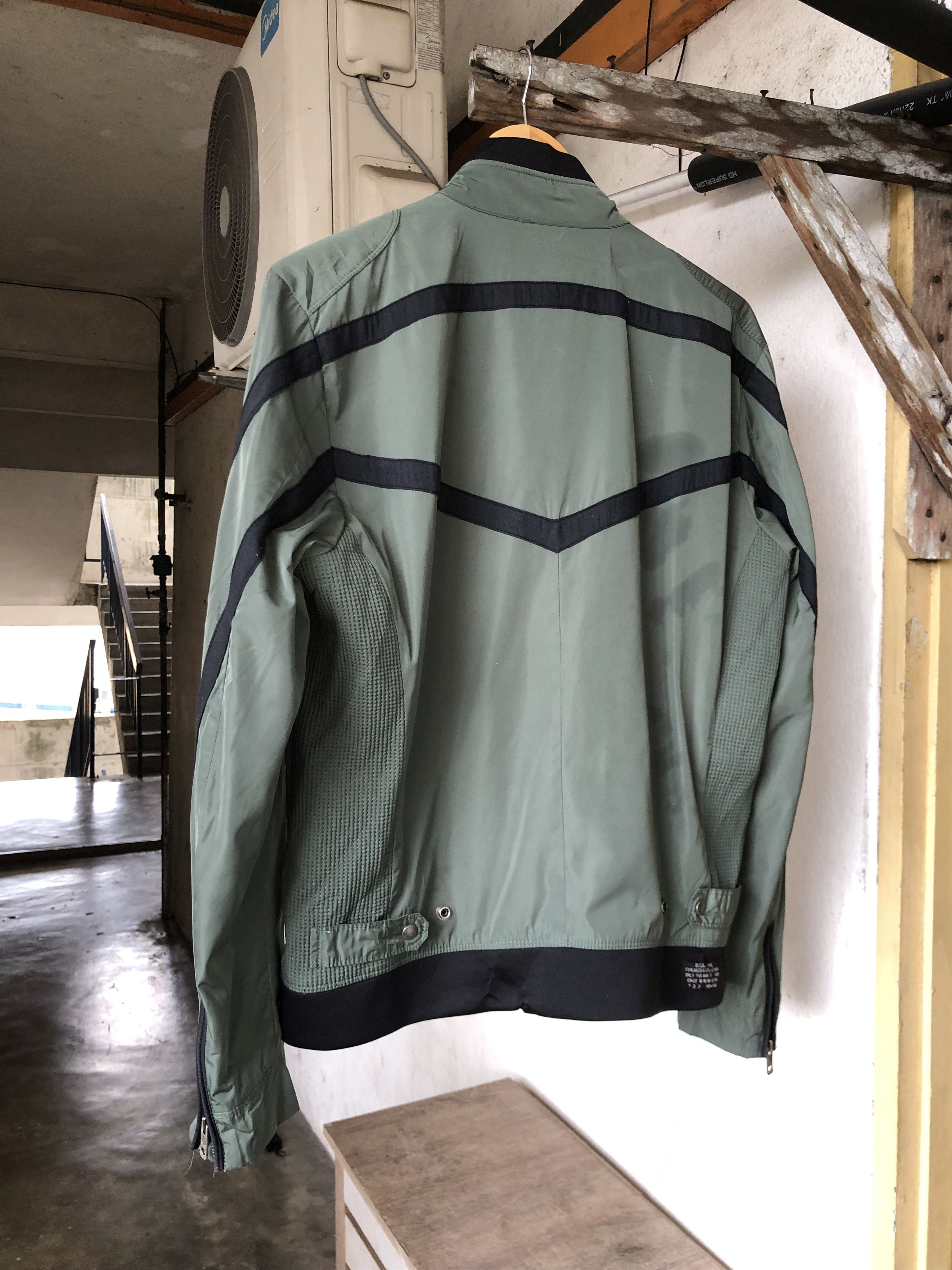 Diesel Nice❗️Diesel light Riding Jacket in Green Nylon Size US XL / EU 56 / 4 - 13 Thumbnail
