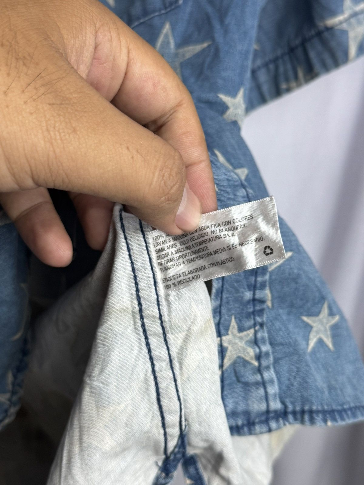 PPFM Japanese Stars Massimo Denim Shirt Size US M / EU 48-50 / 2 - 7 Thumbnail