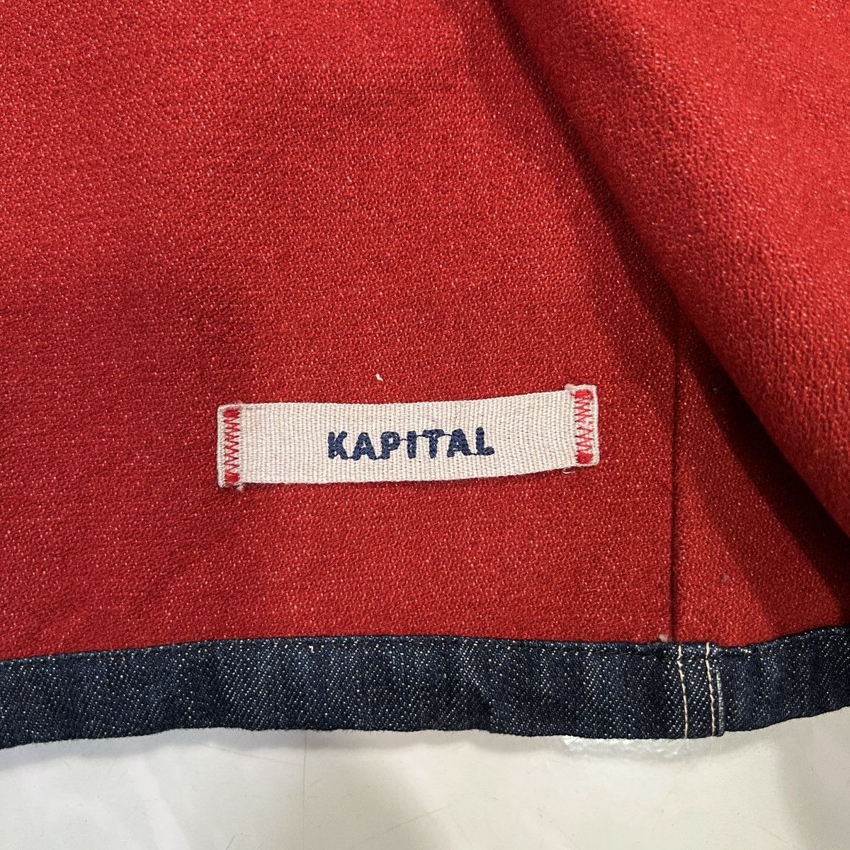 Kapital 🔥 Super Rare Archives Vintage Kapital Navy Denim Cpo Jacket Size US XL / EU 56 / 4 - 17 Thumbnail