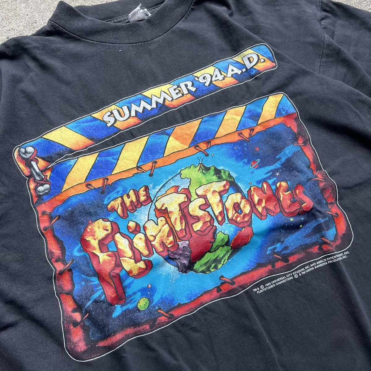Cartoon Network × Vintage The Flintstones Vintage 1993 universal studio hanna barbera Size US S / EU 44-46 / 1 - 2 Thumbnail