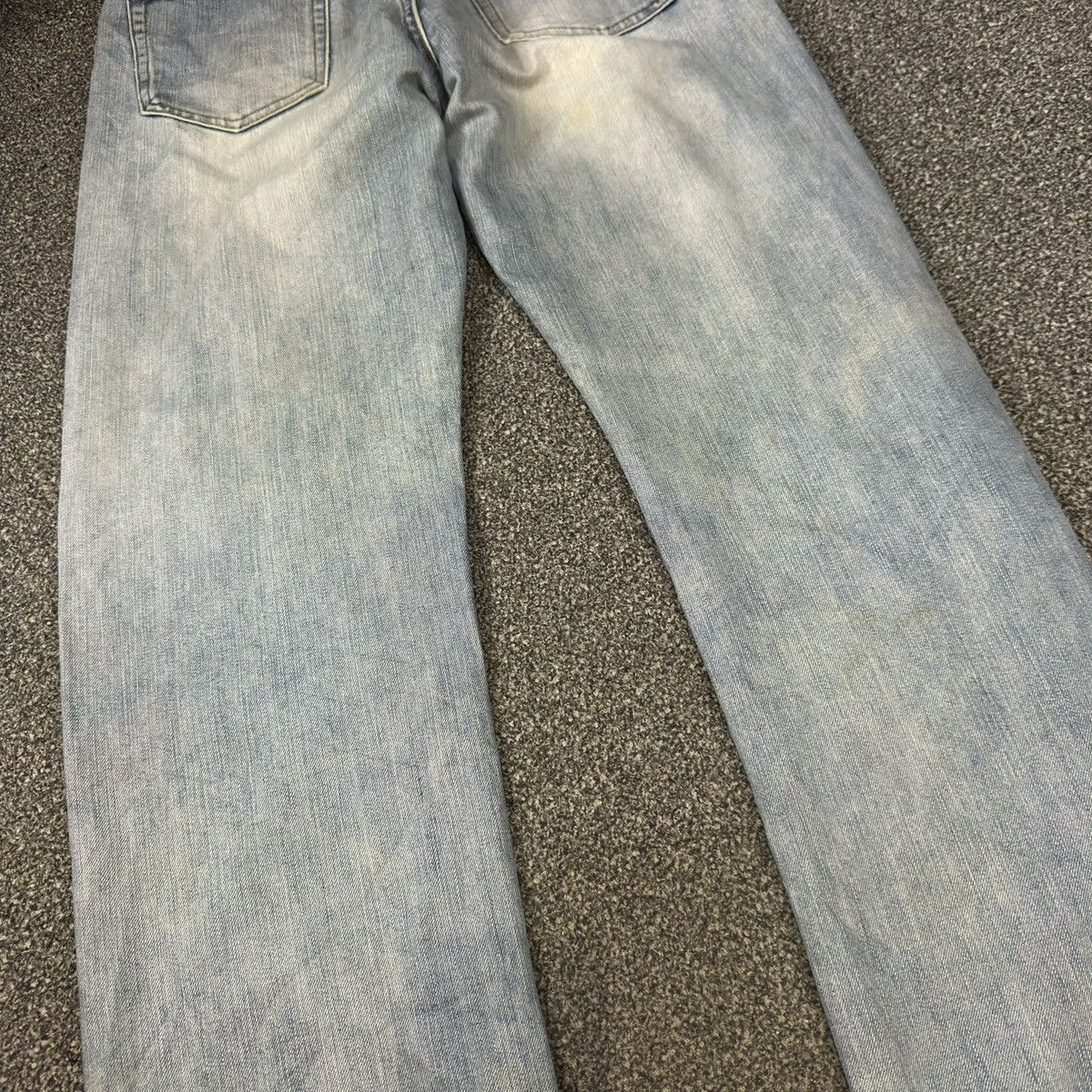 Undercover × Uniqlo 🔥🇯🇵 Vintage 90s Japanese Denim Uniqlo Faded Distressed Jeans Size US 34 / EU 50 - 7 Thumbnail