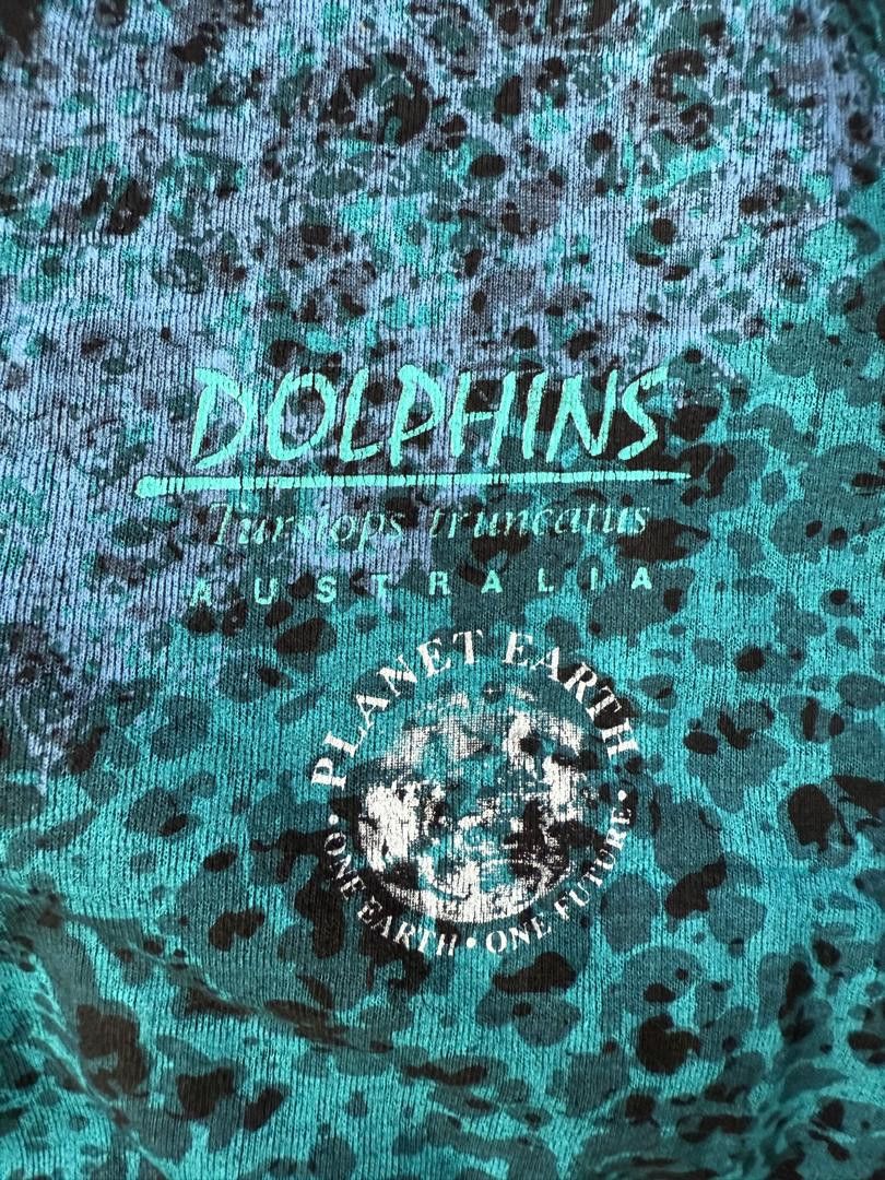 Other Planet Earth Graphic Tie dye Vintage T-shirt Dolphins Size US M / EU 48-50 / 2 - 3 Thumbnail