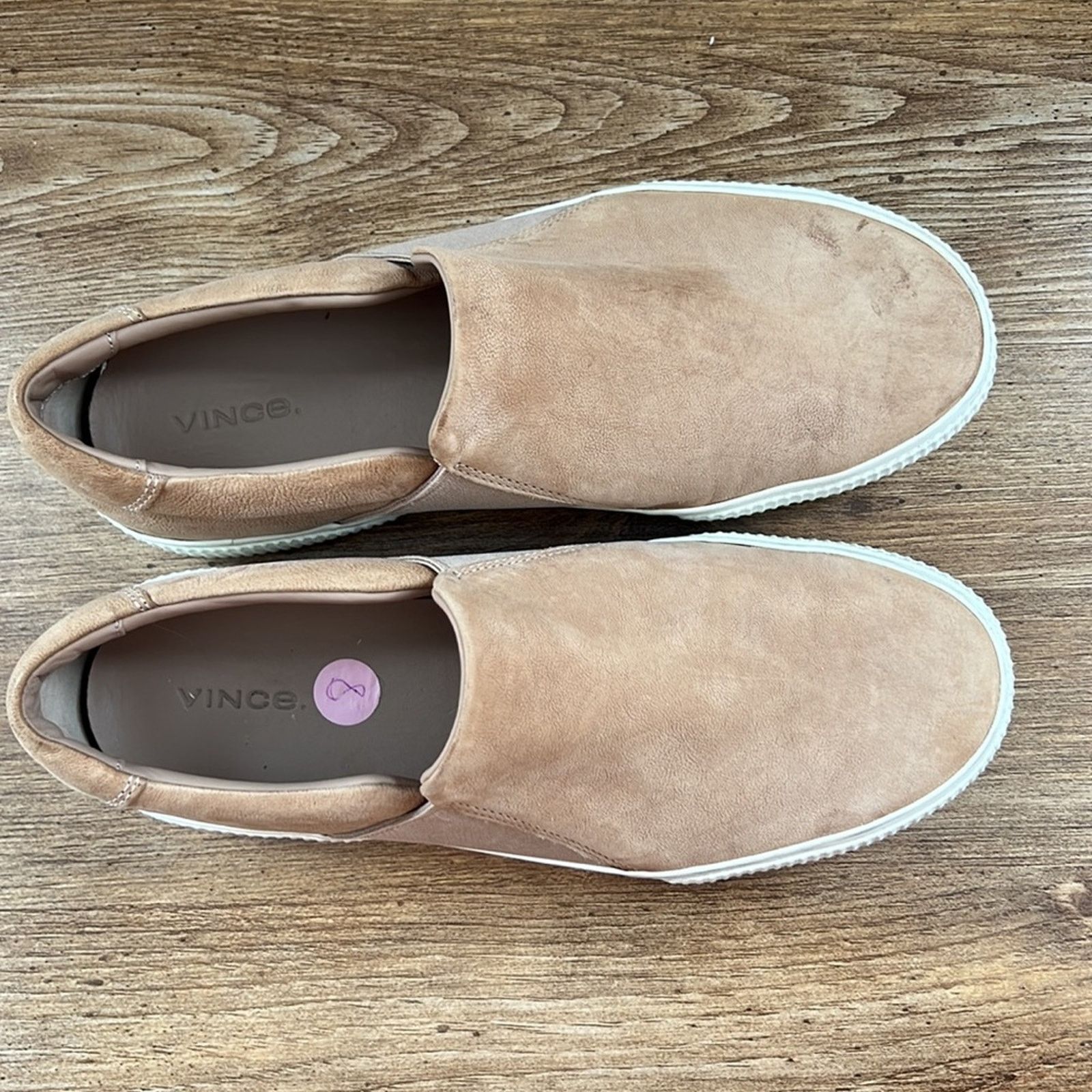 Vince Vince Goring Knox Round Toe Platform Slip On Sneakers Size US 8 / IT 38 - 9 Thumbnail