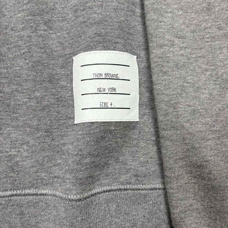 Thom Browne Thom browne SS23 four-striped pullover sweatshirt 2503-Next Size US XL / EU 56 / 4 - 4 Thumbnail