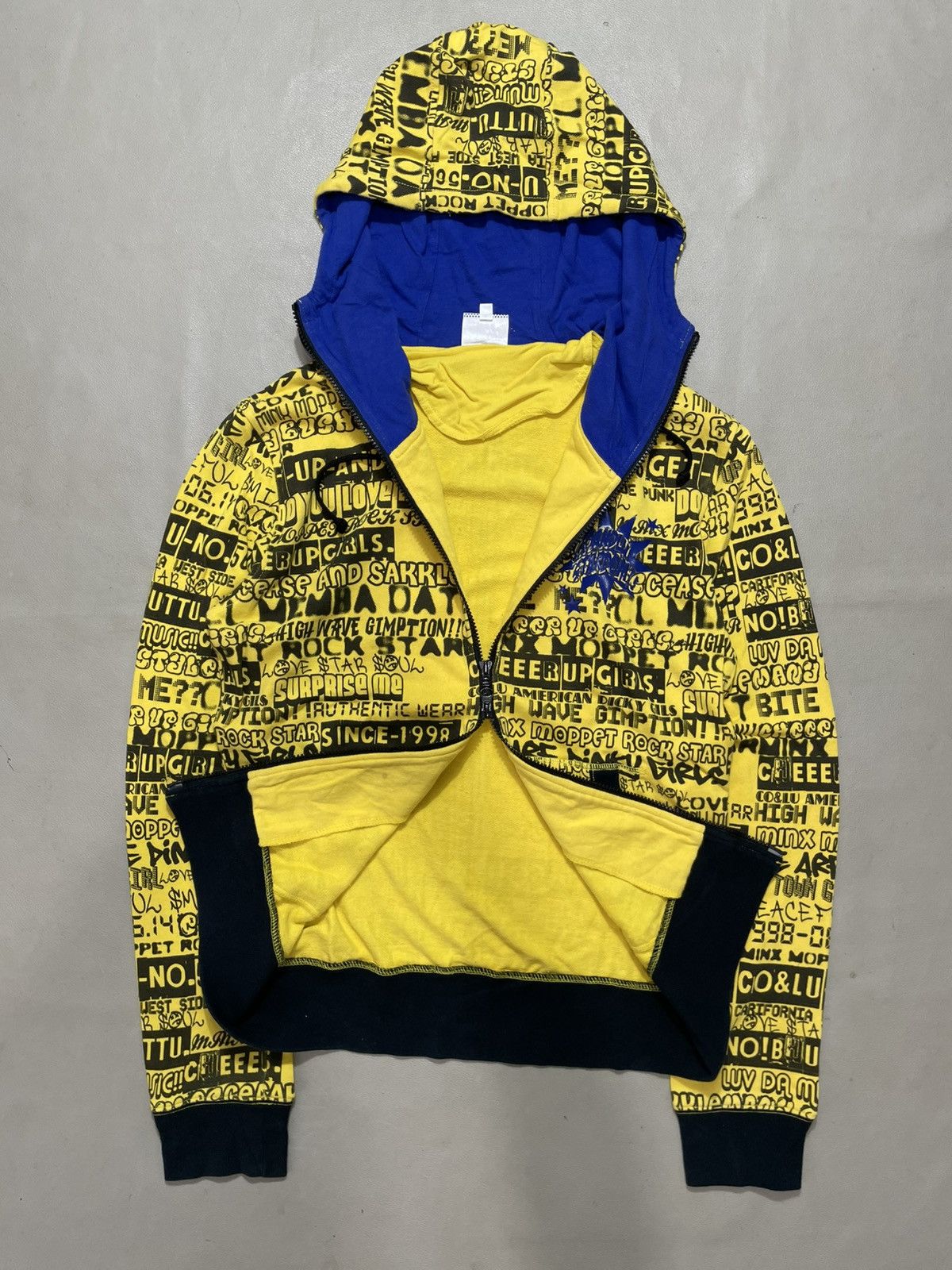 Japanese Brand Japanese Co&lu - Full Poem Zip Up Hoodie Size US M / EU 48-50 / 2 - 3 Thumbnail