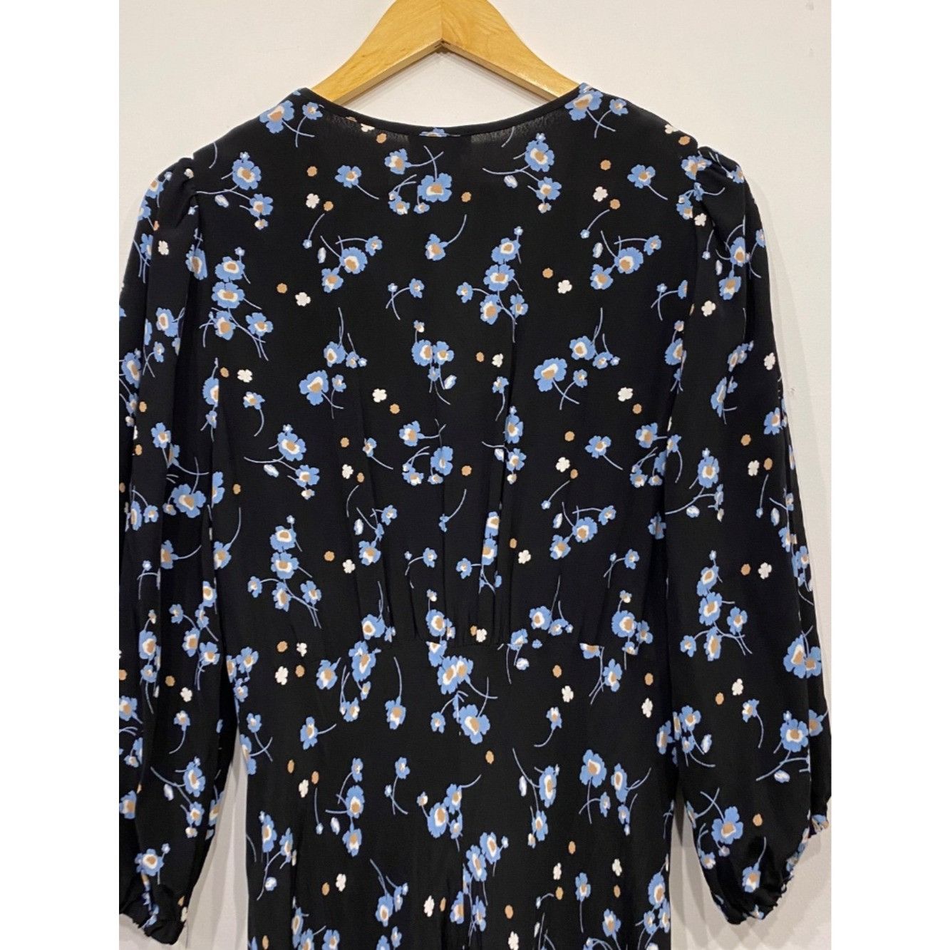 Other Ghost London Arley Viscose Black Floral V-Neck Maxi Dress Si Size XL / US 12-14 / IT 48-50 - 5 Thumbnail