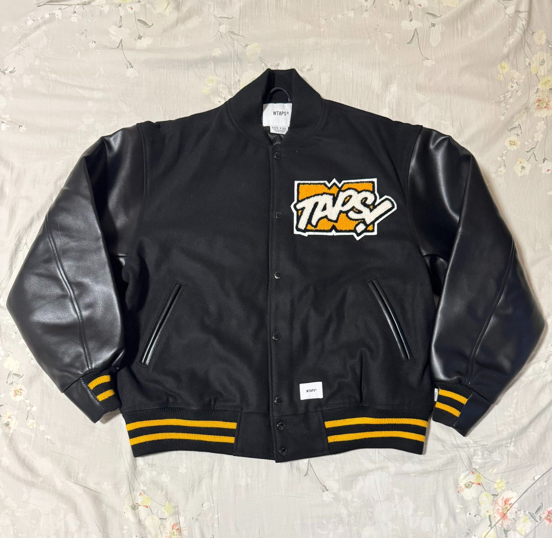 Wtaps WTAPS 22AW Leather Sleeve Baseball Jacket Size US M / EU 48-50 / 2 - 1 Thumbnail