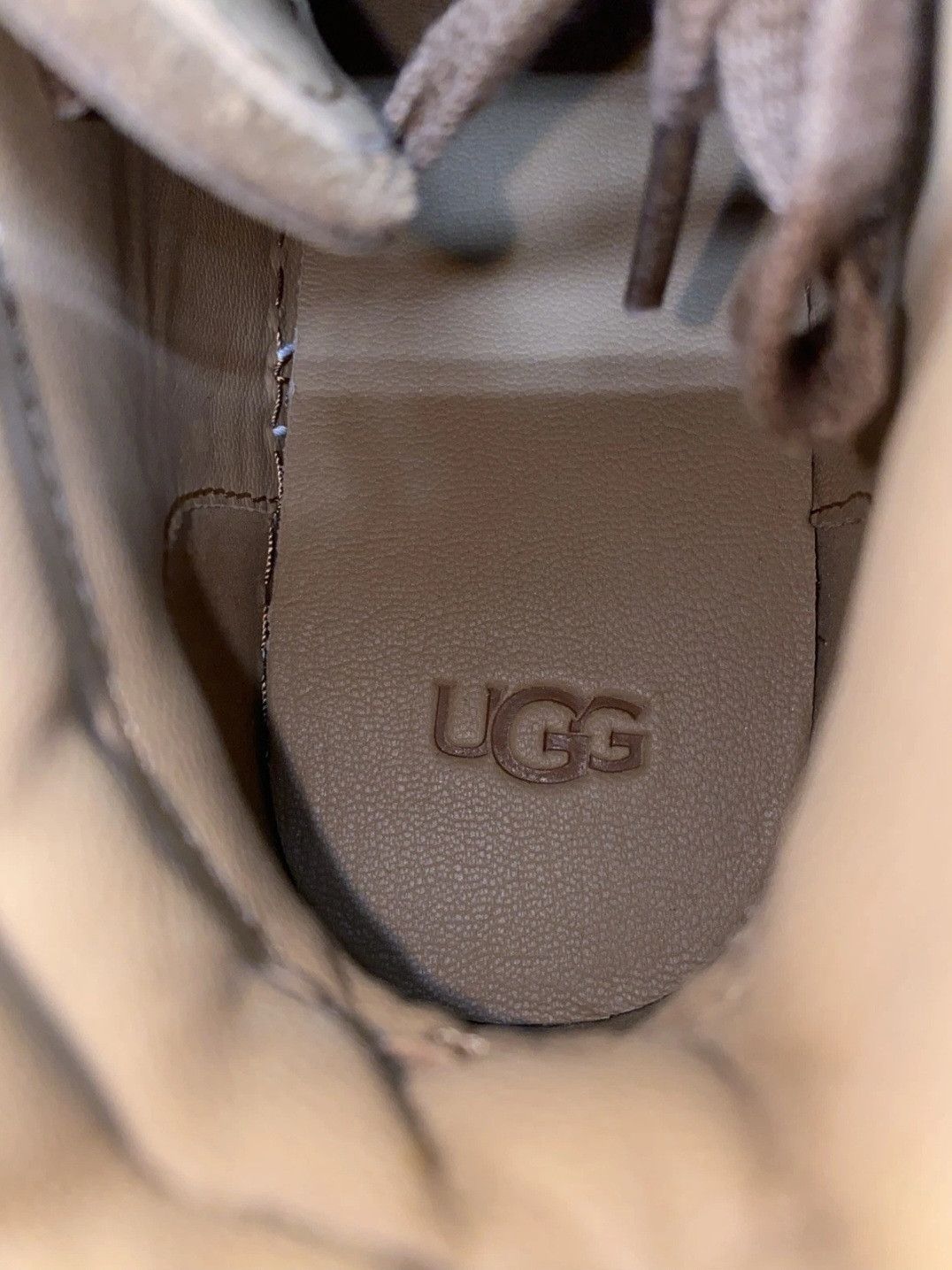 Ugg UGG Chestnut Leather High Top Lace Up Zipper Boots WMNS Size US 9 / IT 39 - 7 Thumbnail
