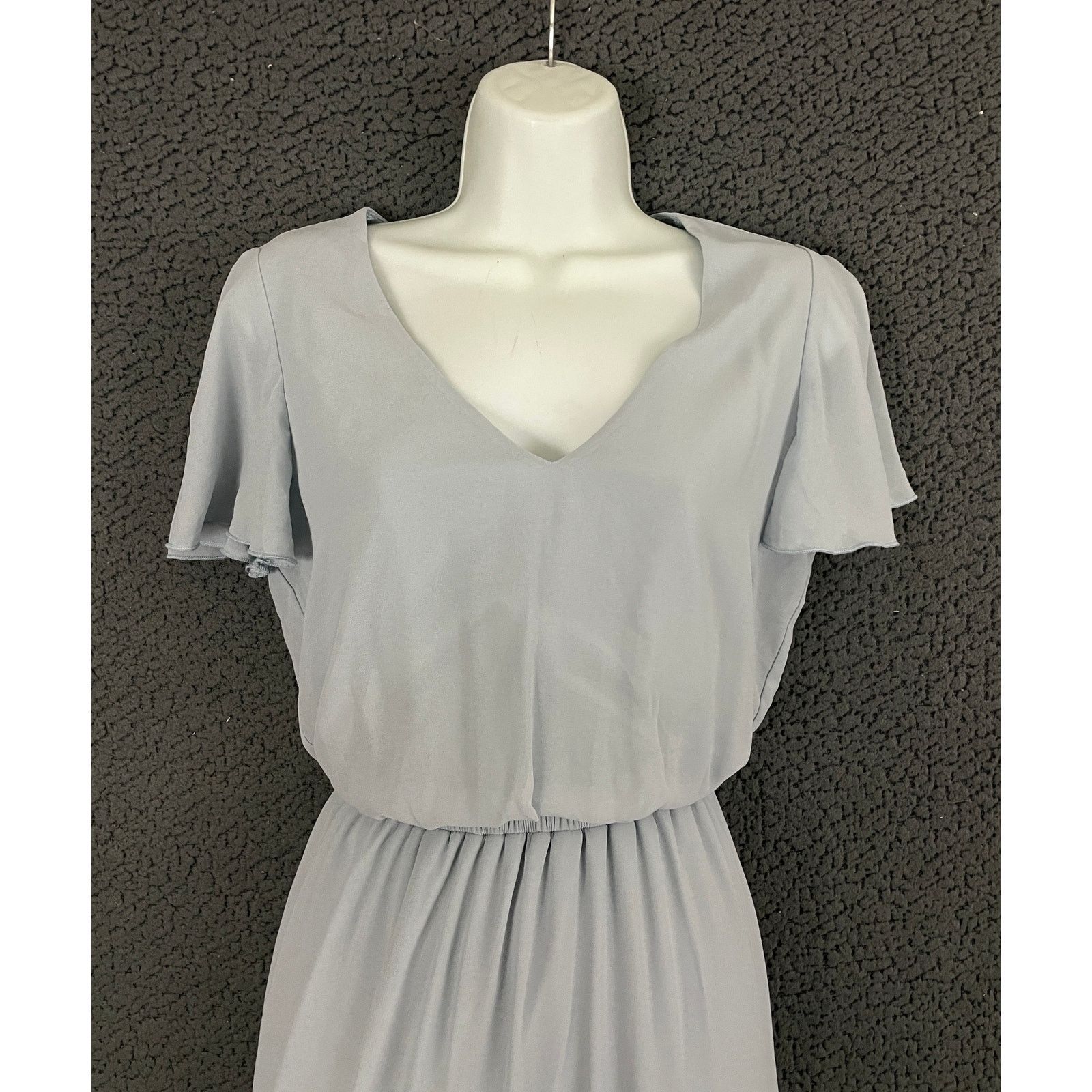 Show Me Your MuMu Show Me Your Mumu Michelle Flutter Maxi Dress Soft Blue XS Size XS / US 0-2 / IT 36-38 - 12 Thumbnail