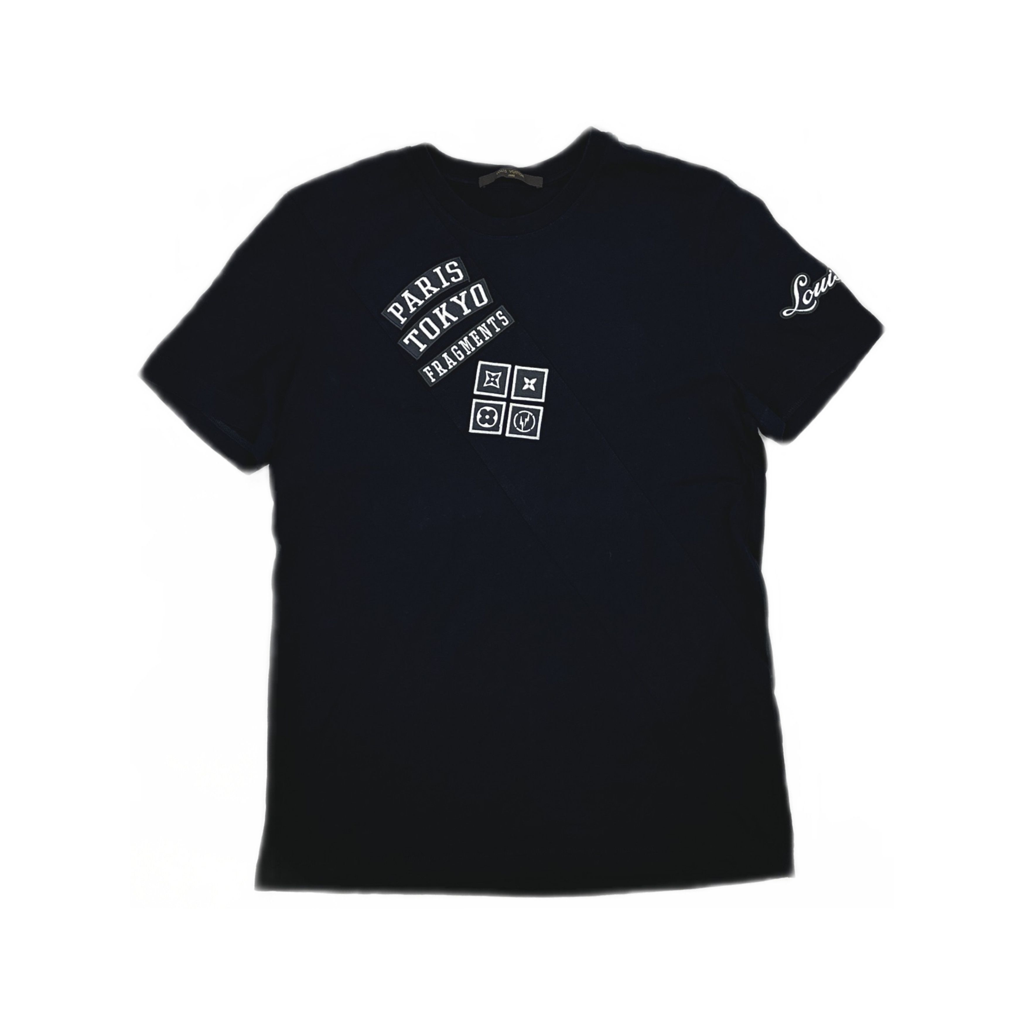 Louis Vuitton Louis Vuitton x Fragment Bolt Logo T-Shirt M Size US M / EU 48-50 / 2 - 1 Thumbnail