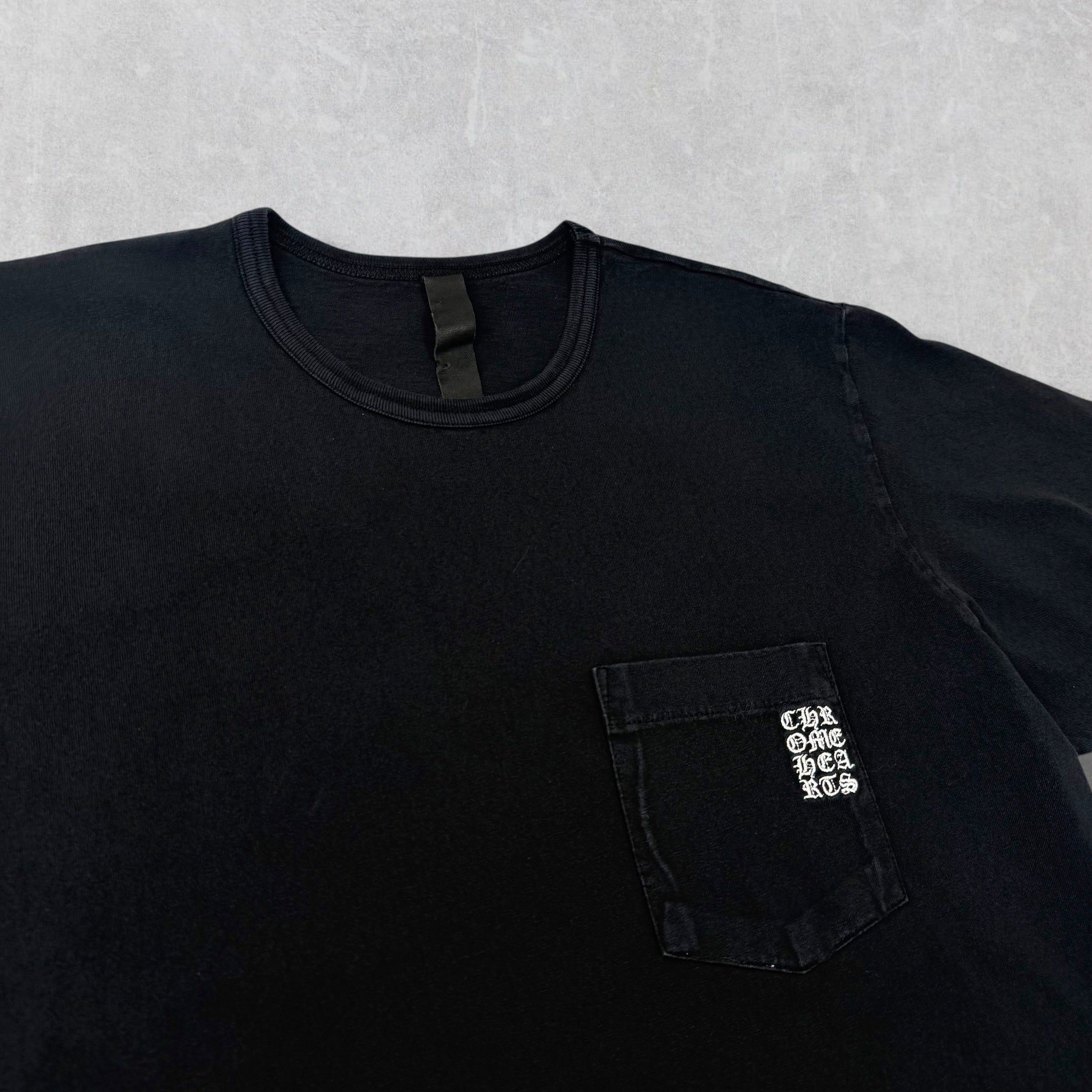 Chrome Hearts Chrome Hearts GRP Y Not Embroidered Black Tee XL Size US XL / EU 56 / 4 - 4 Thumbnail