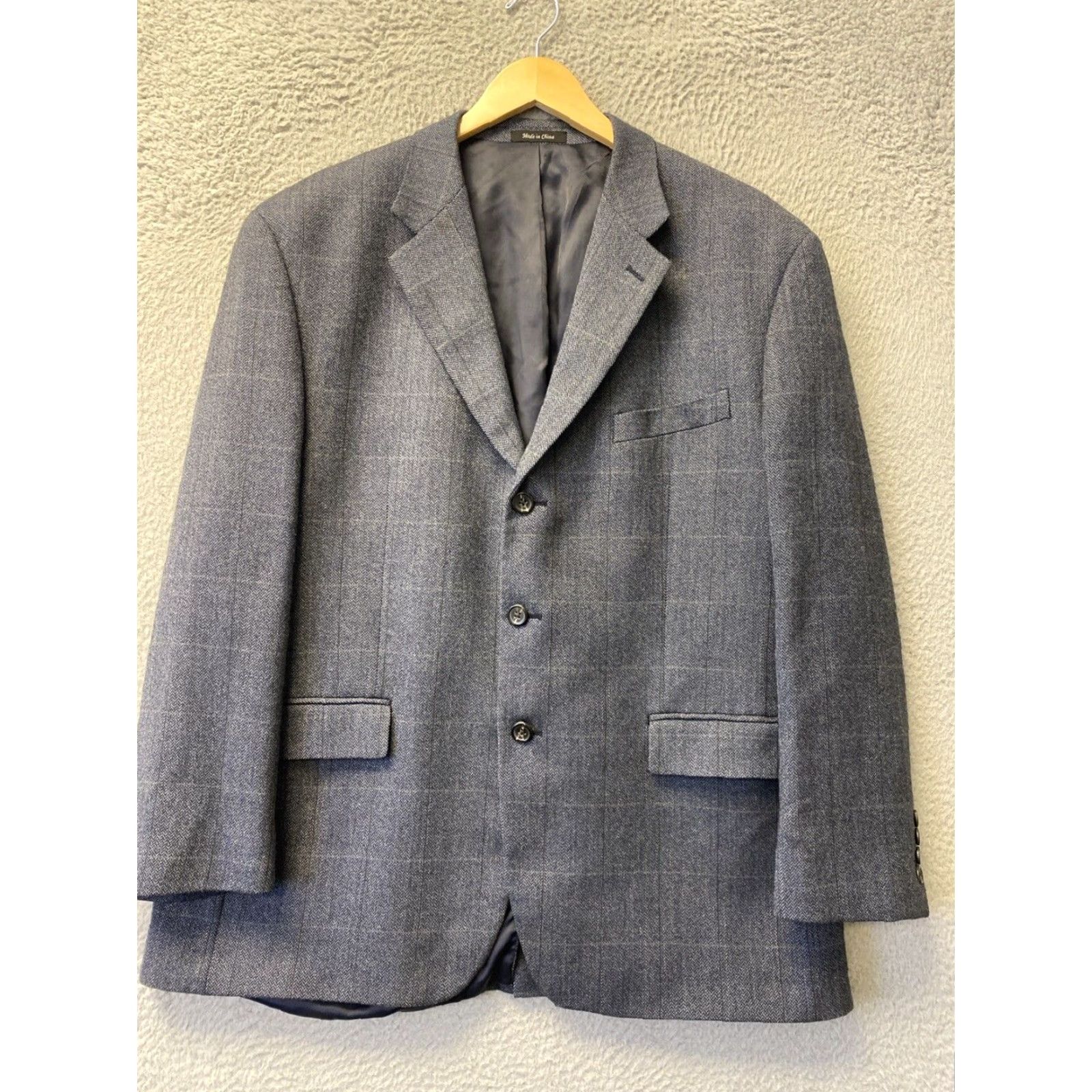 Polo Ralph Lauren Polo Ralph Lauren Wool Tweed Blazer Herringbone Gray 46R Mens Italy Sports Coat Size US XXL / EU 58 / 5 - 2 Thumbnail
