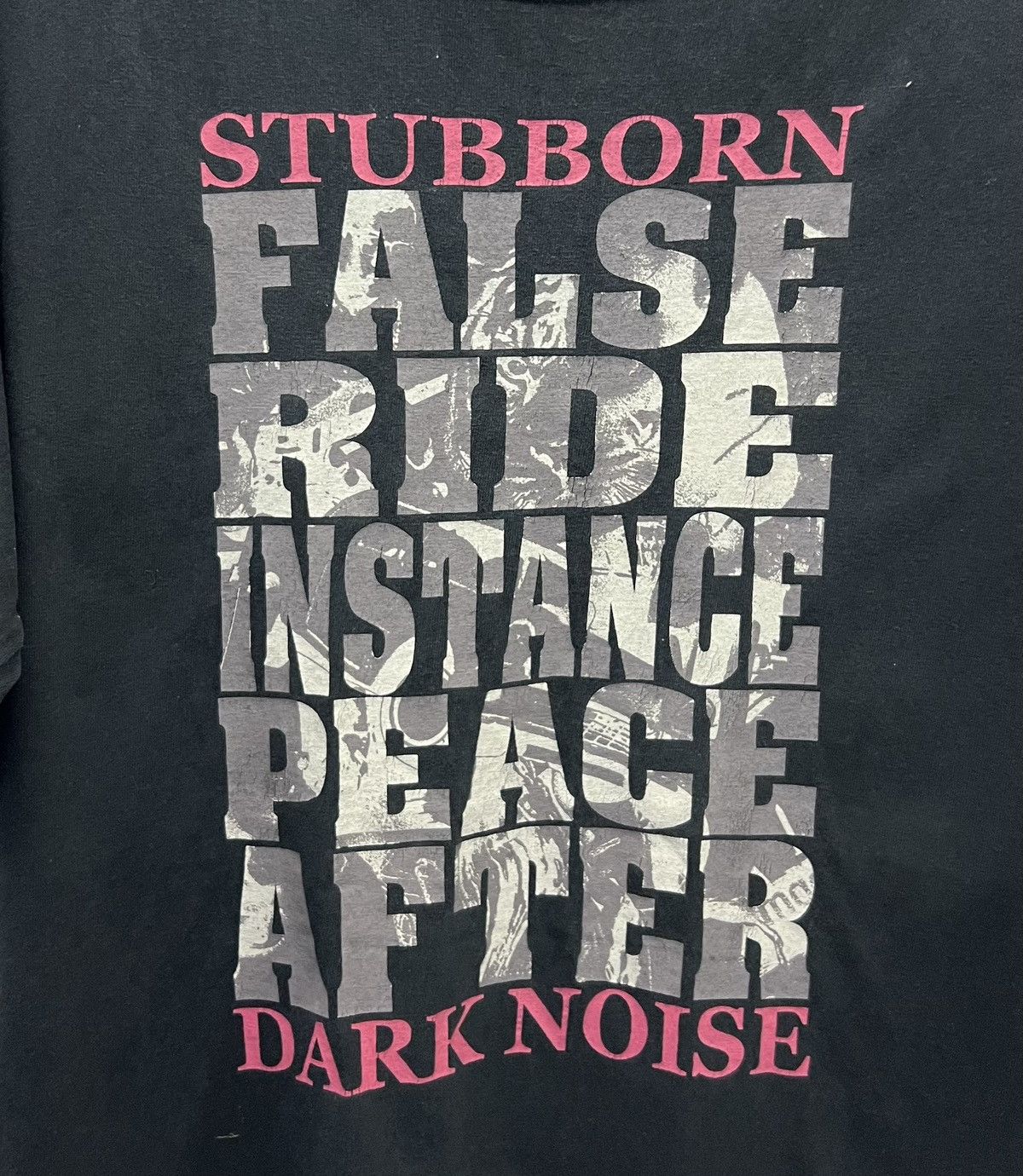 Anvil × Vintage 🔥grailsale🔥 VINTAGE ANVIL STUBBORN DARK NOISE SHIRT Size US L / EU 52-54 / 3 - 3 Thumbnail