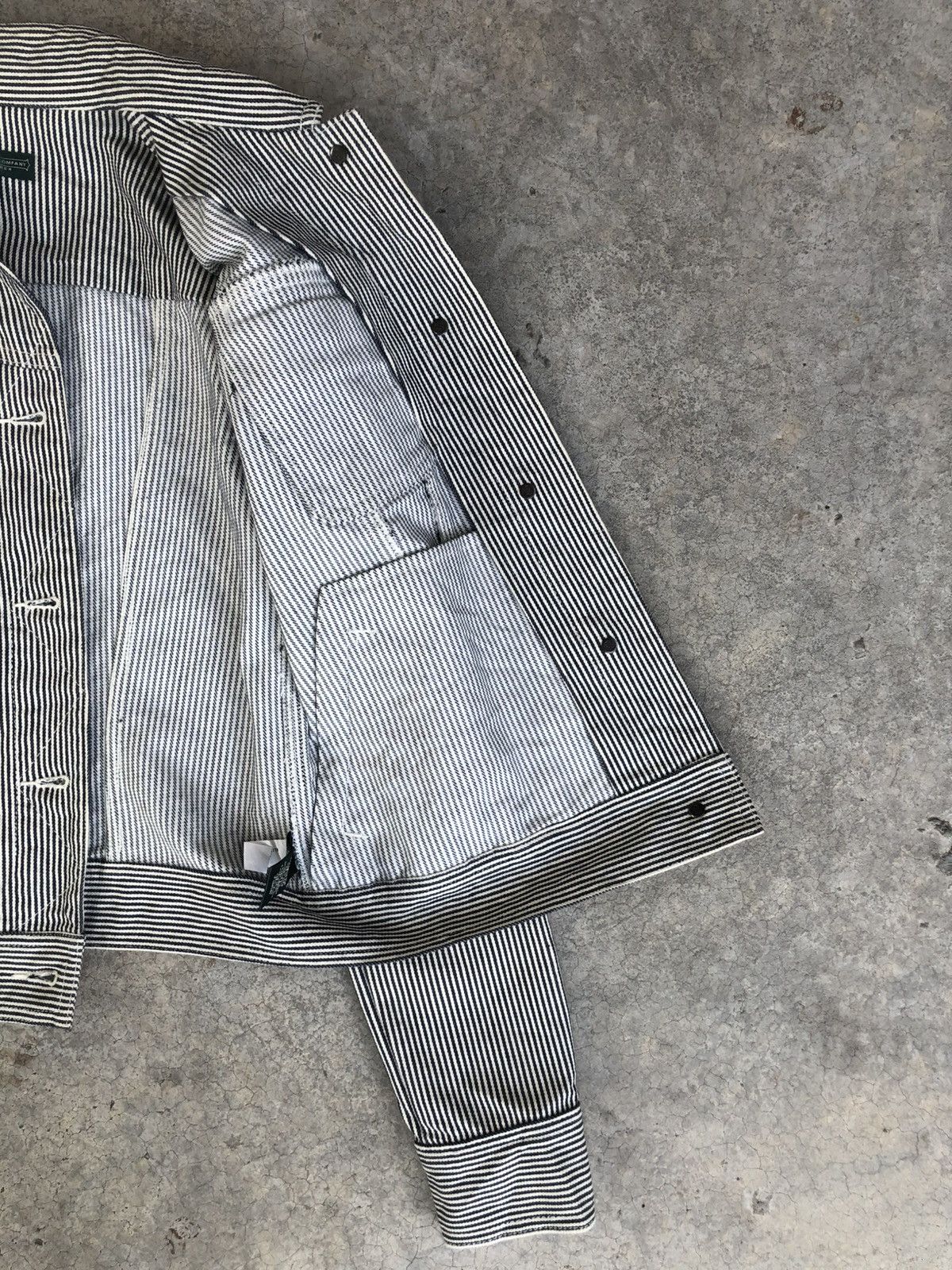 Lauren Ralph Lauren LRL Ralph Lauren Hickory Stripe Denim Jacket Size US S / EU 44-46 / 1 - 11 Thumbnail