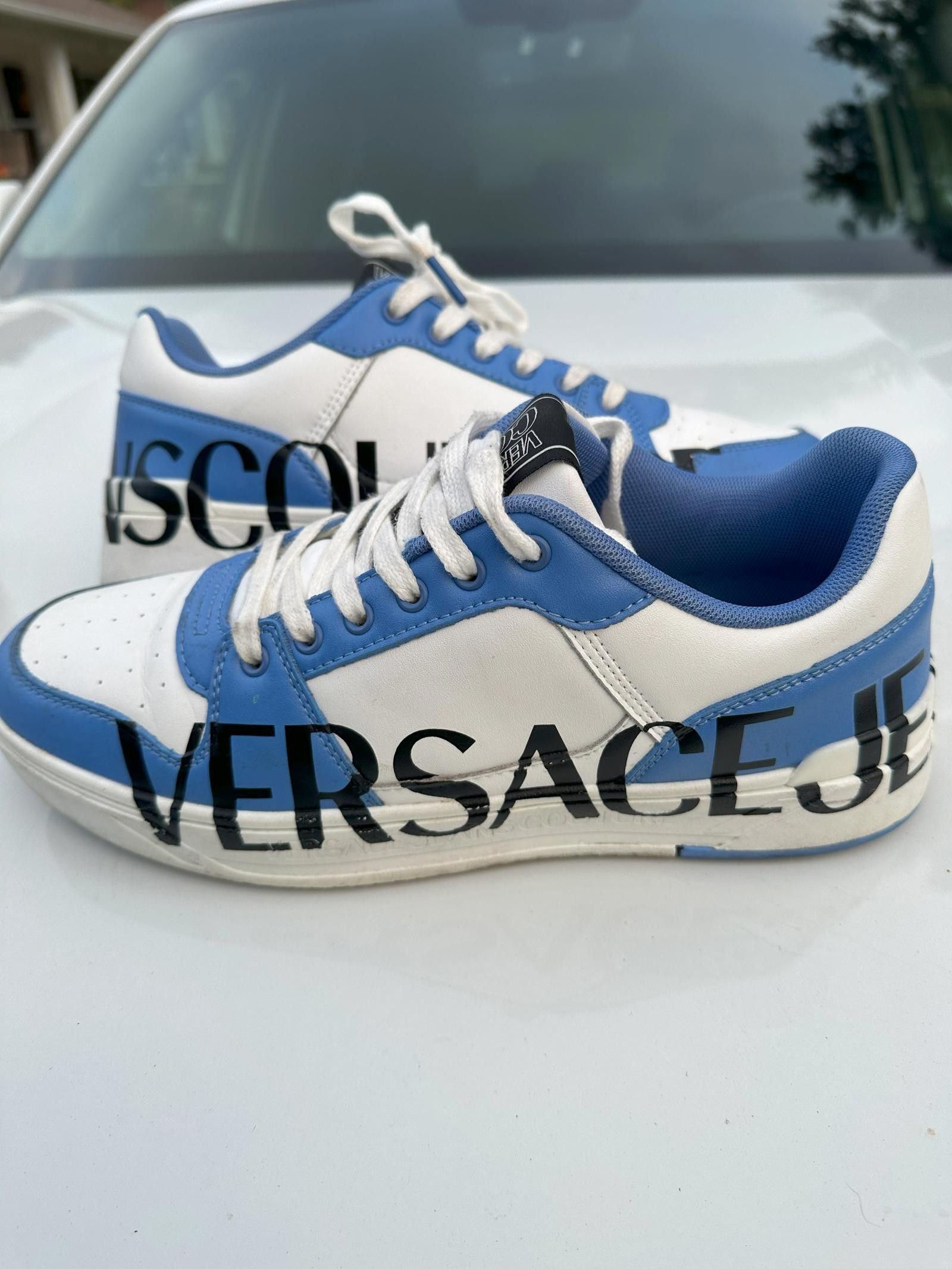 Versace Versace Dunks Blue / White US 10/ EU 43 Size US 10 / EU 43 - 7 Thumbnail