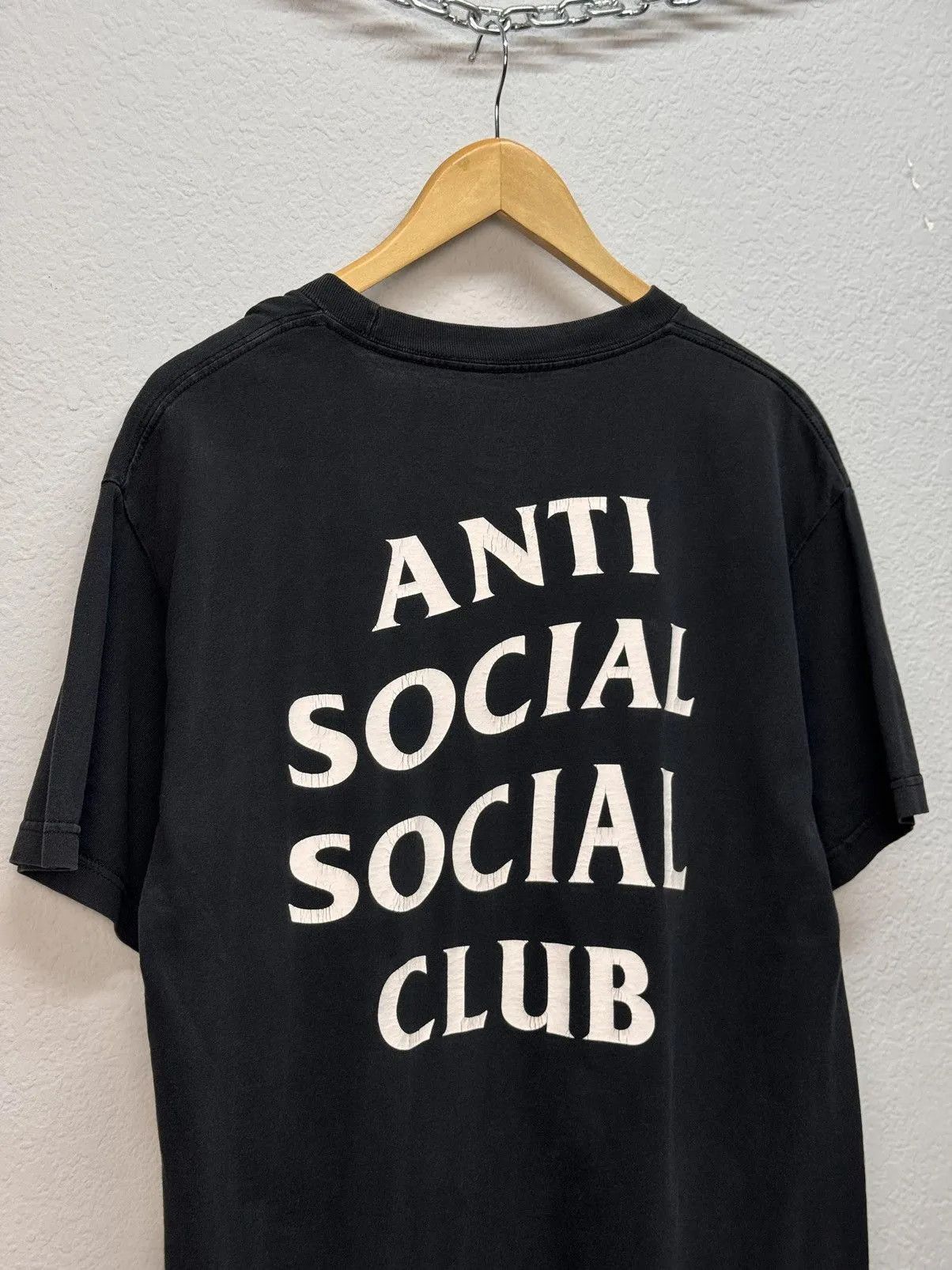 Anti Social Social Club 👉 Anti Social Social Club White Tee Vintage Y2K Size US M / EU 48-50 / 2 - 11 Thumbnail