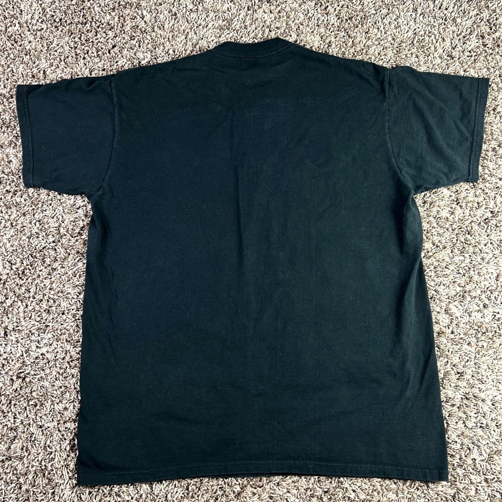 Russell Athletic VINTAGE Russell Athletic Henley T-shirt Men L Black 90s Logo Button Short Sleeve Shirt Size US L / EU 52-54 / 3 - 3 Thumbnail