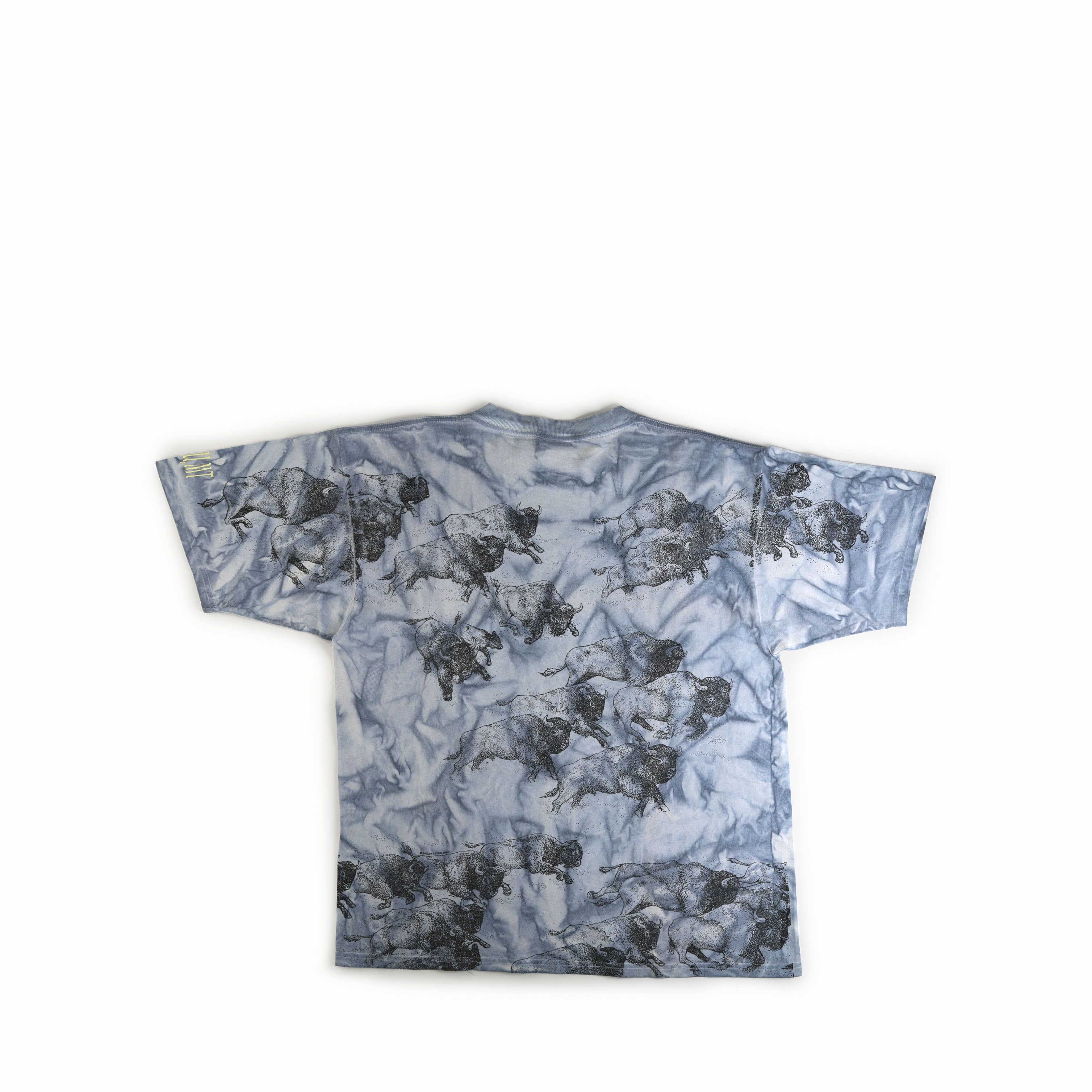 Gildan Vintage 1994 Bison Buffalo Bull AOP All Over Print Tee Shirt Size US XL / EU 56 / 4 - 2 Thumbnail