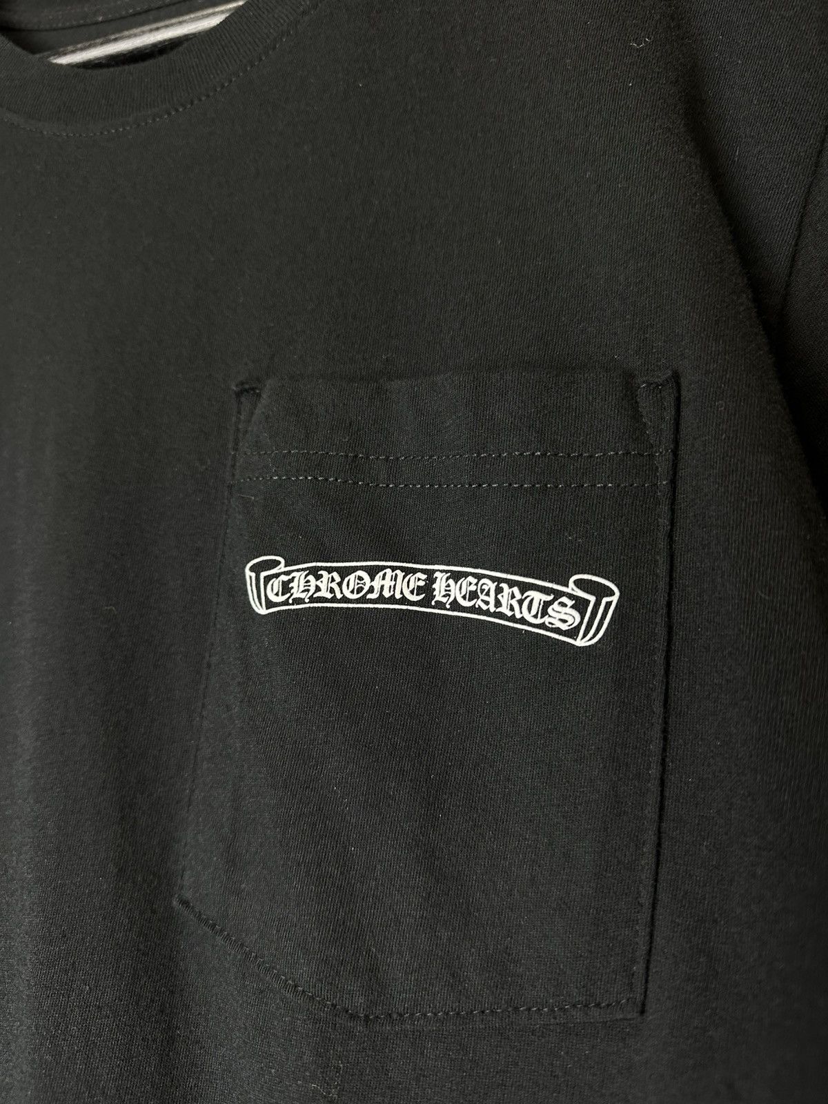 Chrome Hearts Chrome Hearts USA Script Logo Pocket Tee Size US M / EU 48-50 / 2 - 4 Thumbnail
