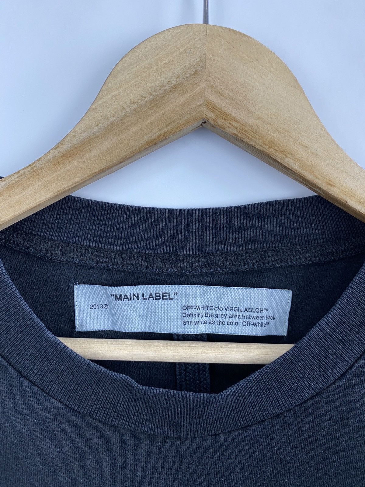 Off-White × Virgil Abloh Off White Airport Tape T-Shirt Y2K Rare Retro Hype Size US L / EU 52-54 / 3 - 8 Thumbnail