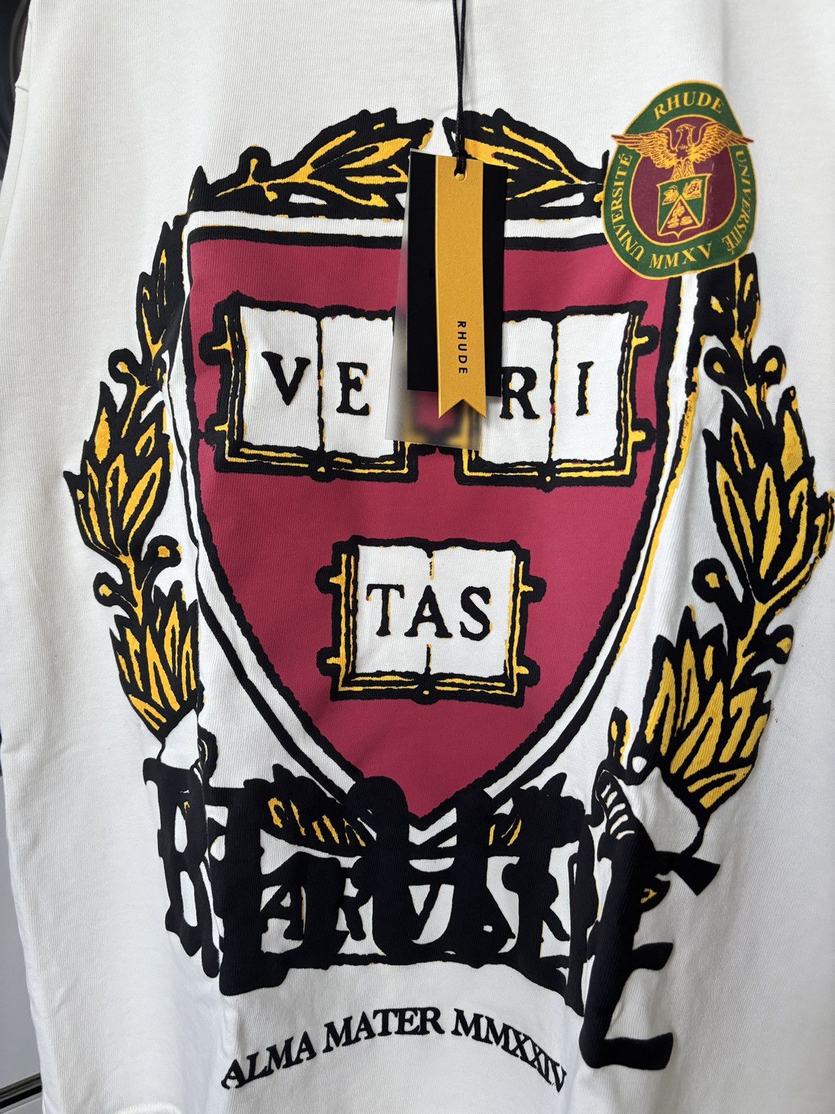 Rhude RHUDE RUNWAY UNIVERSITY LOGO TEE Size US M / EU 48-50 / 2 - 5 Thumbnail